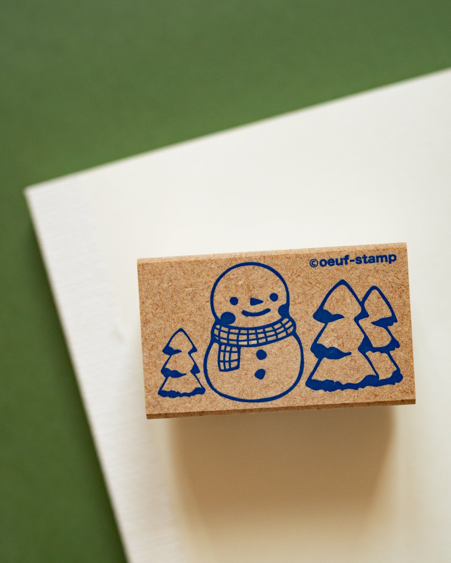 Tampons Noël et Hiver (motif au choix) Kodomo no Kao x Oeuf-stamp et Hankodori