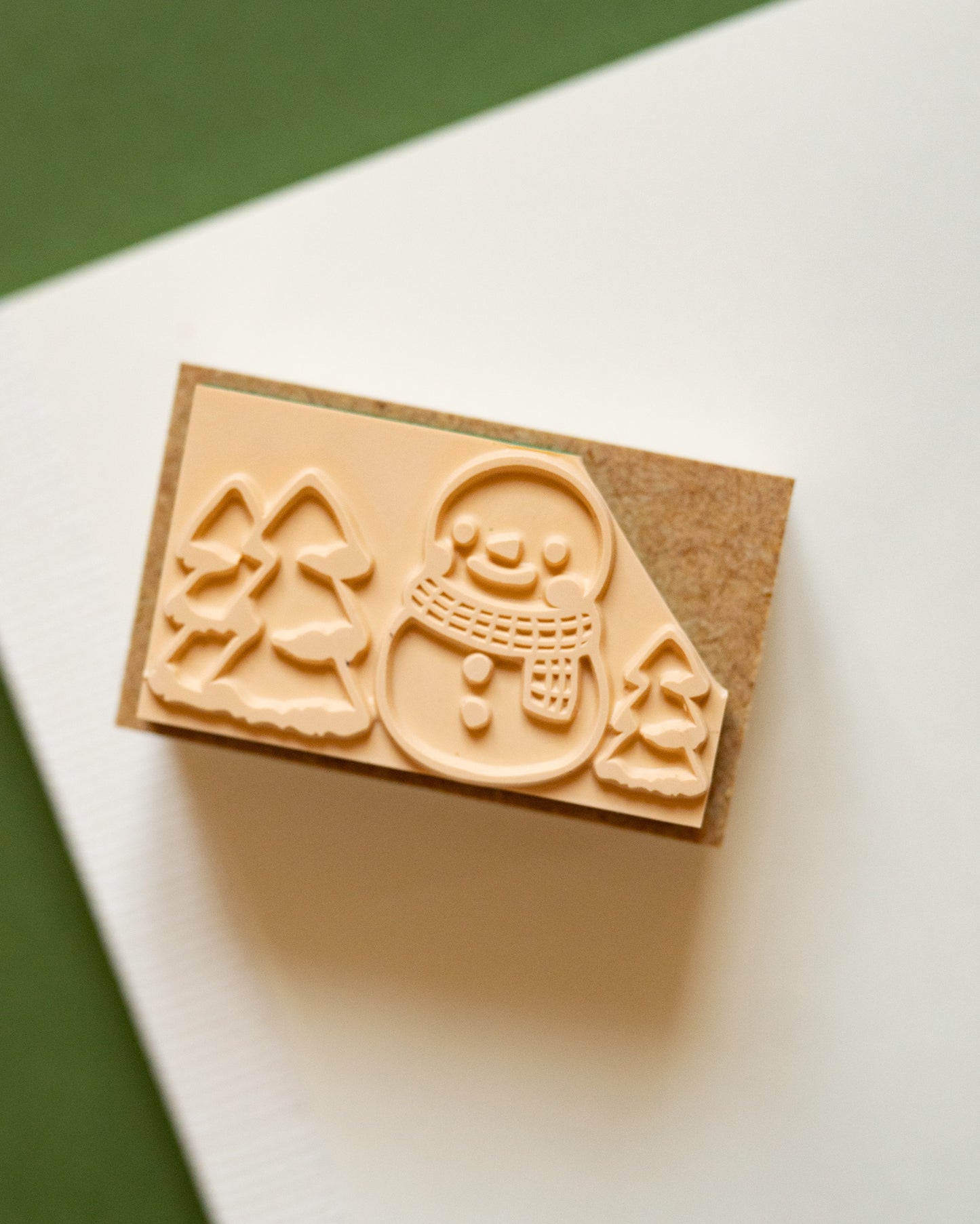 Tampons Noël et Hiver (motif au choix) Kodomo no Kao x Oeuf-stamp et Hankodori