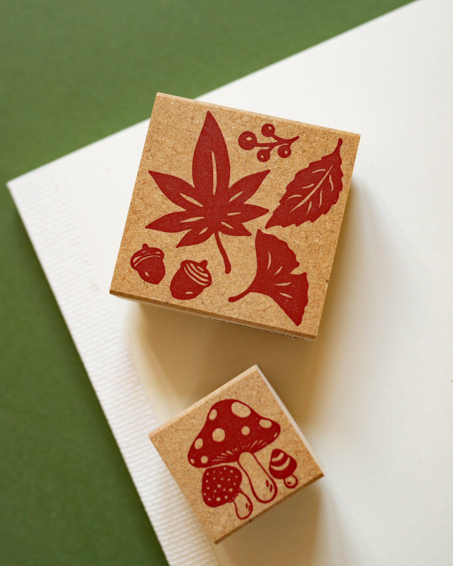 Autumn Stamps (pattern of your choice) Kodomo no Kao x Egg-stamp