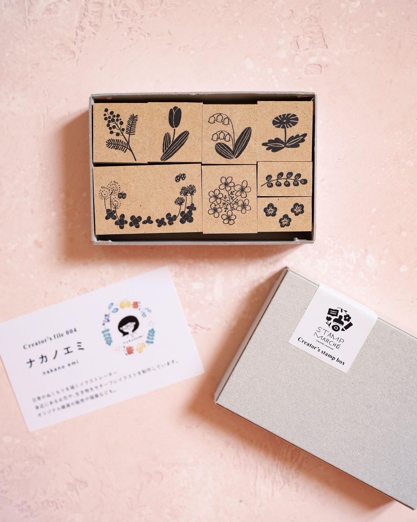 Coffret Tampons Flowers Emi Nakano (8 tampons)
