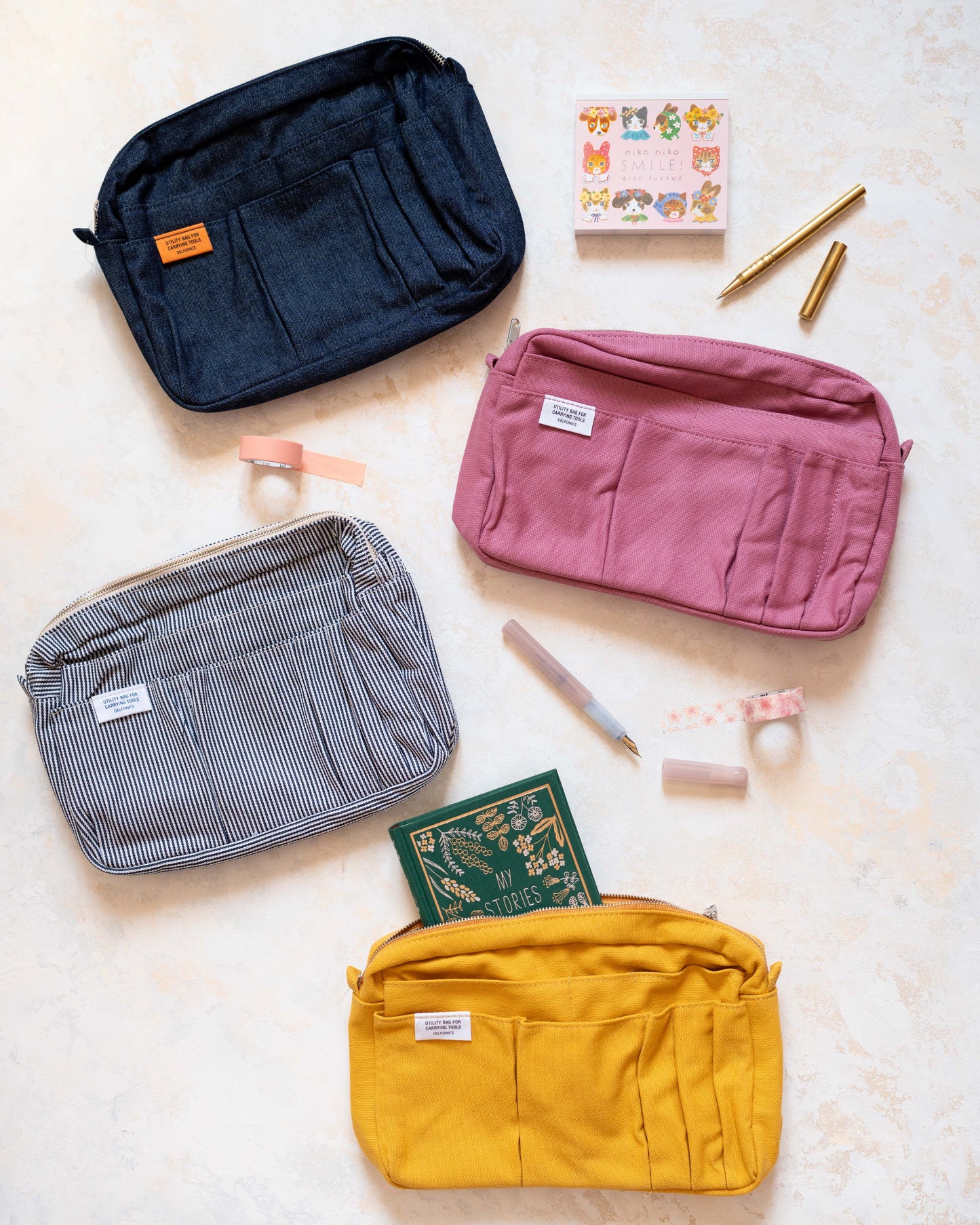 Delfonics Utility Pouch Medium - Jaune