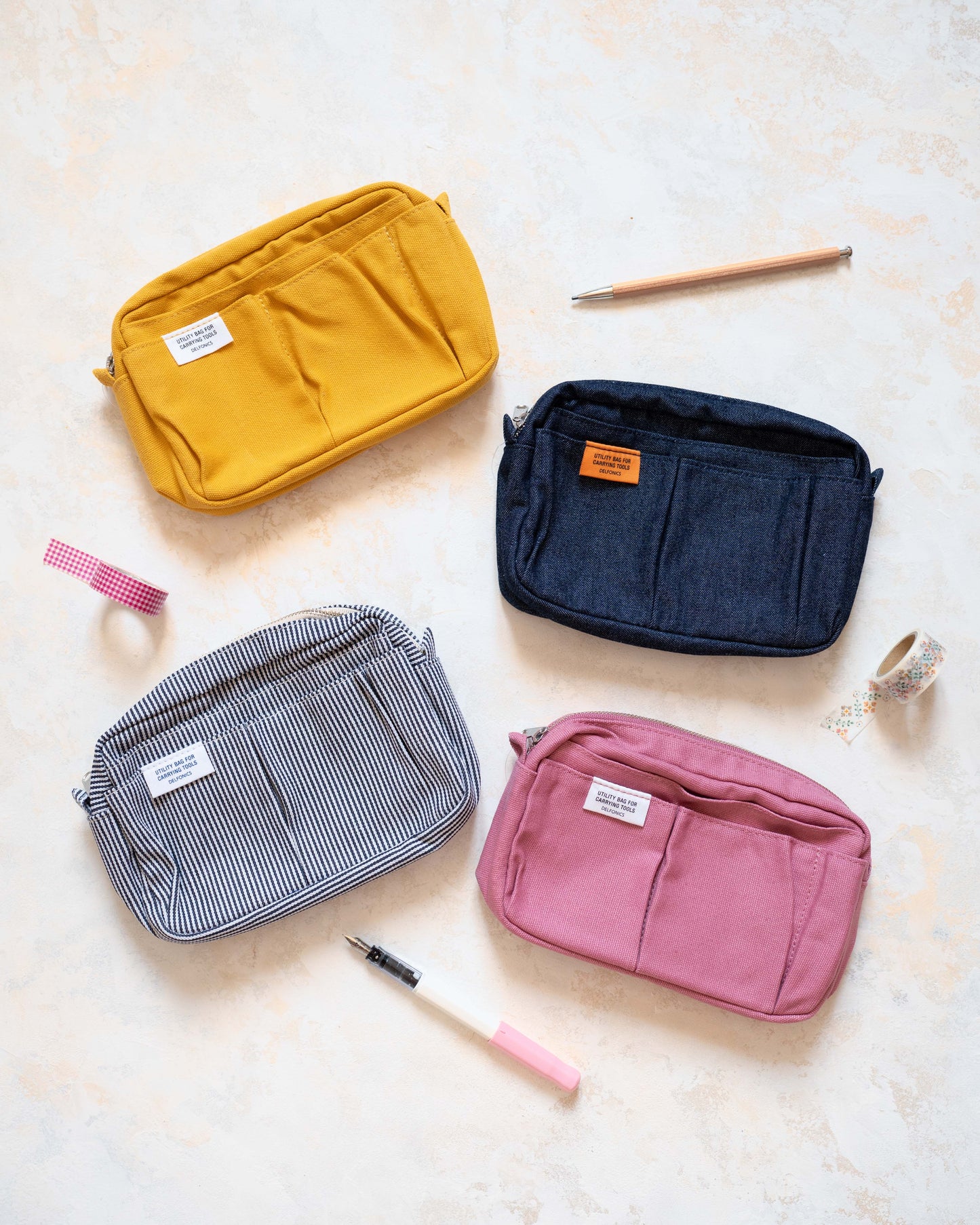 Delfonics Utility Pouch Small - Jaune