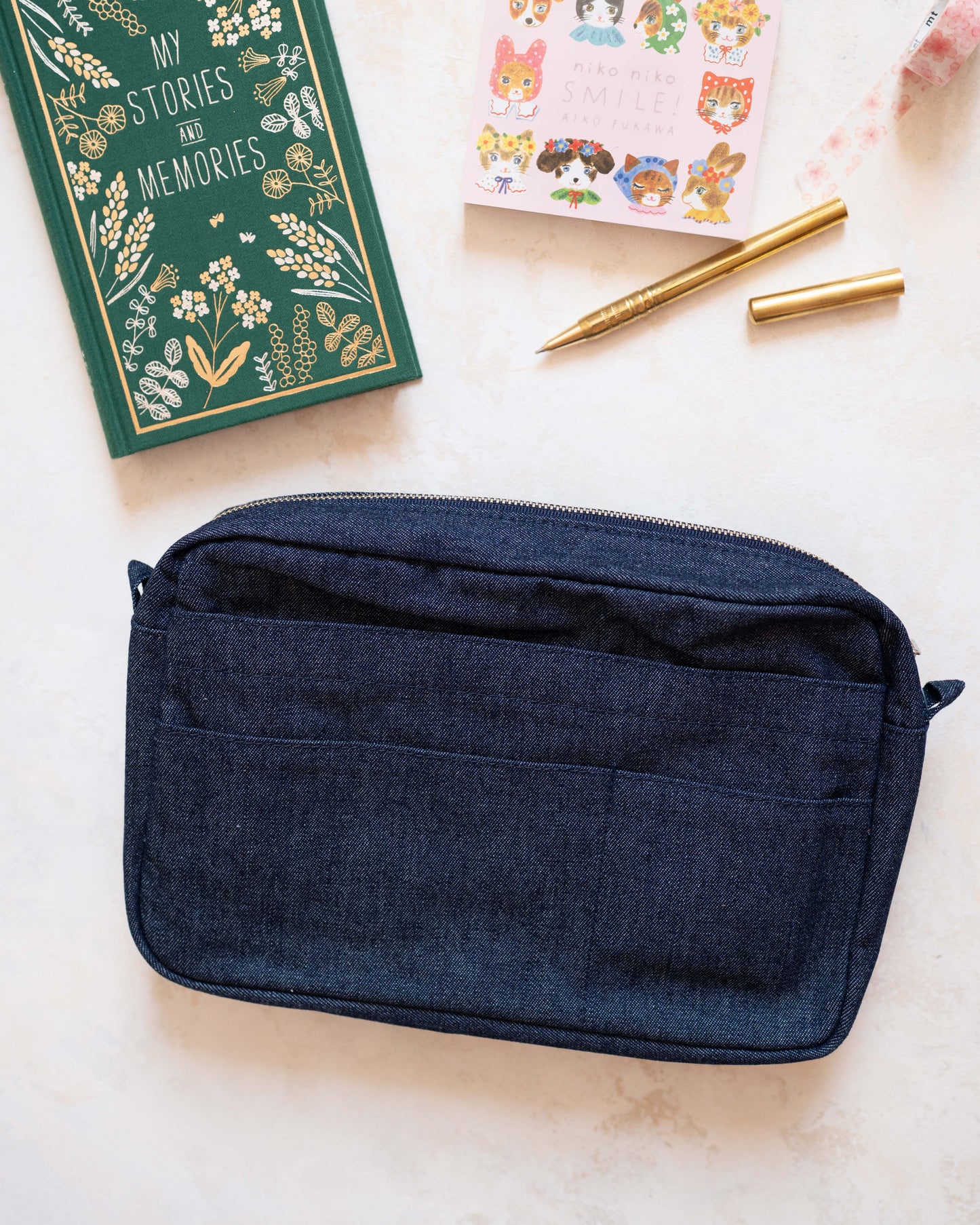 Delfonics Utility Pouch Medium - Bleu Jean