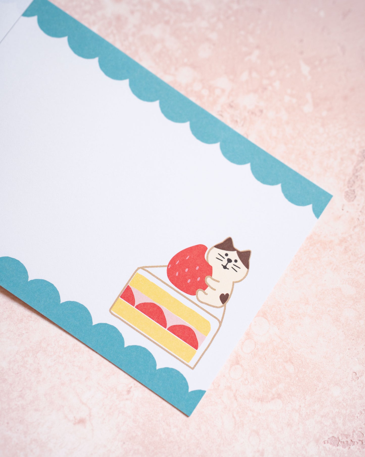 Cats, Pastries, Strawberries Notepad