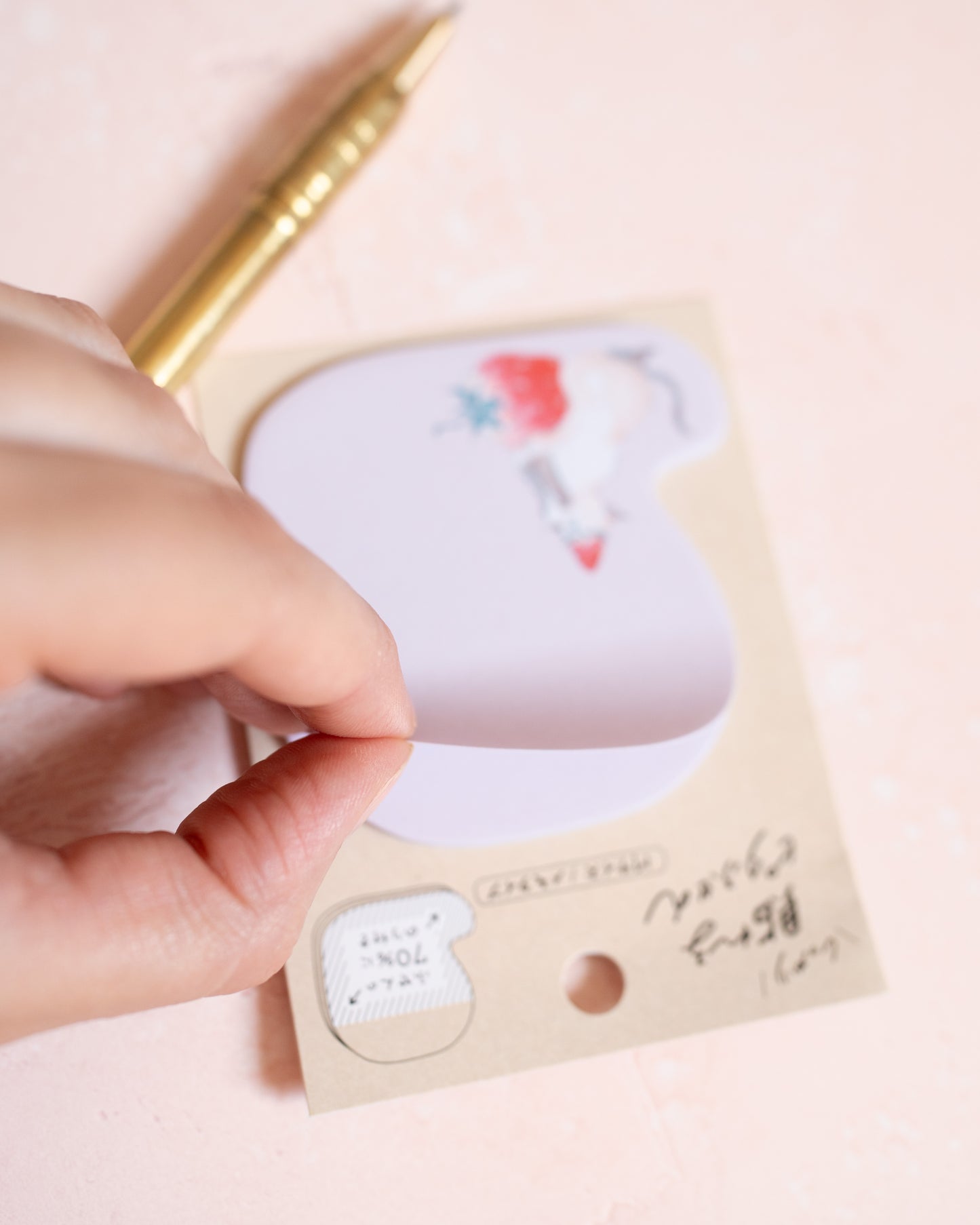 Notes Autocollantes Tokoro Komugi Chat Fraise