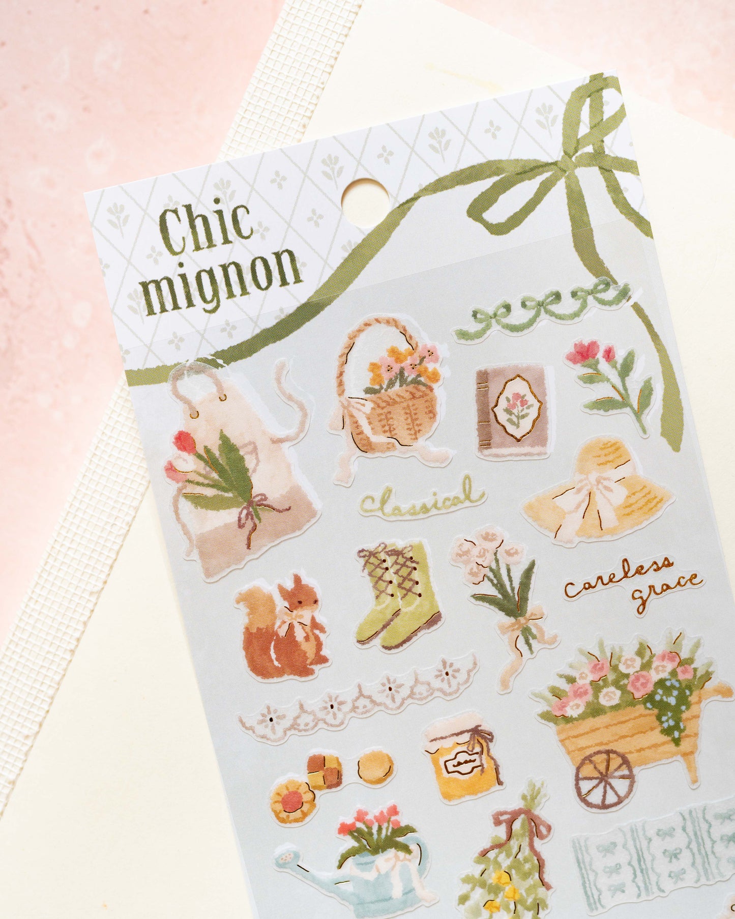 Chic Cute Green Gardening Mindwave Stickers