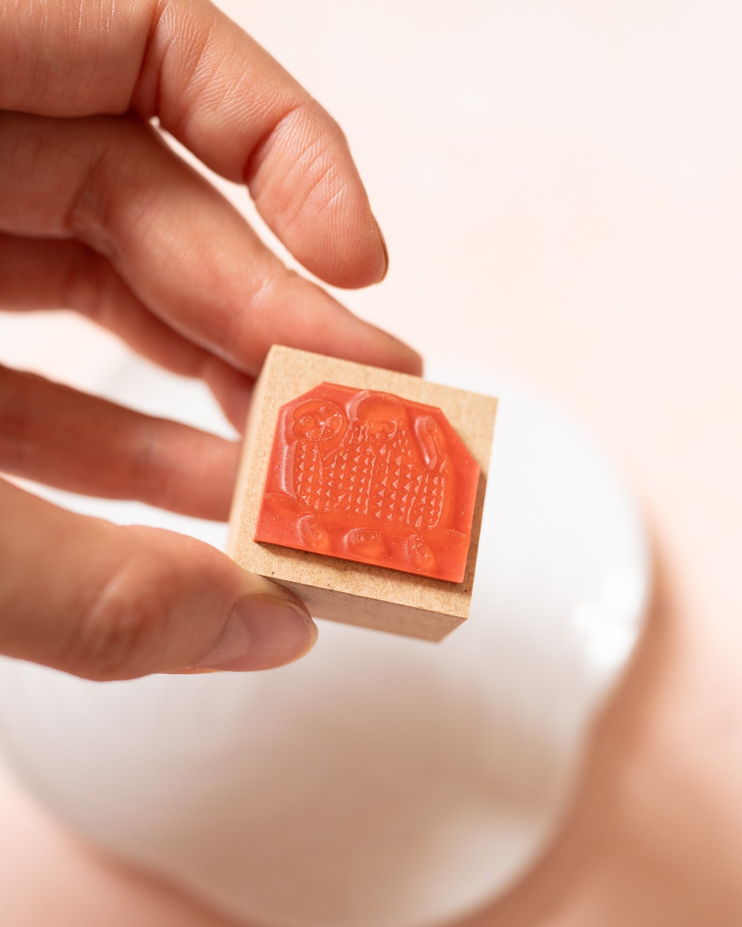 Tampon Peinture Maru Chan Stamp Marche