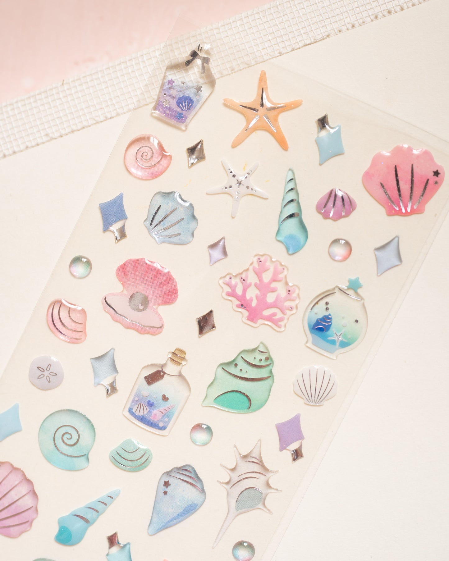 Glossy Shells and Seabed Stickers
