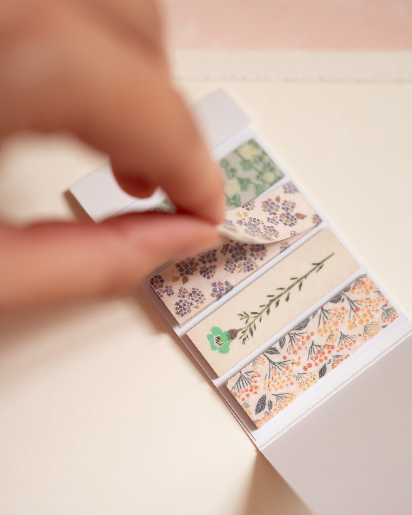 Carnet de Masking Tape Prédécoupé Fleurs Sauvages KITTA