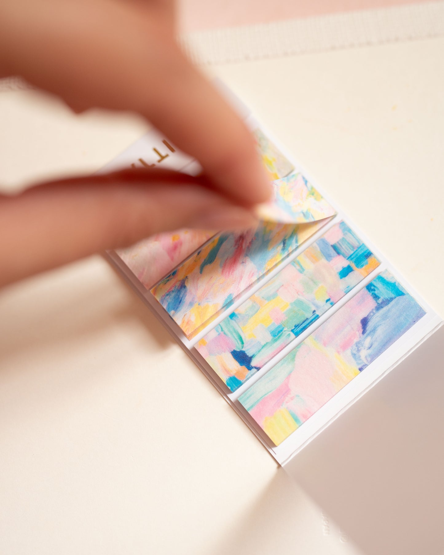Carnet de Masking Tape Prédécoupé Aquarelles KITTA