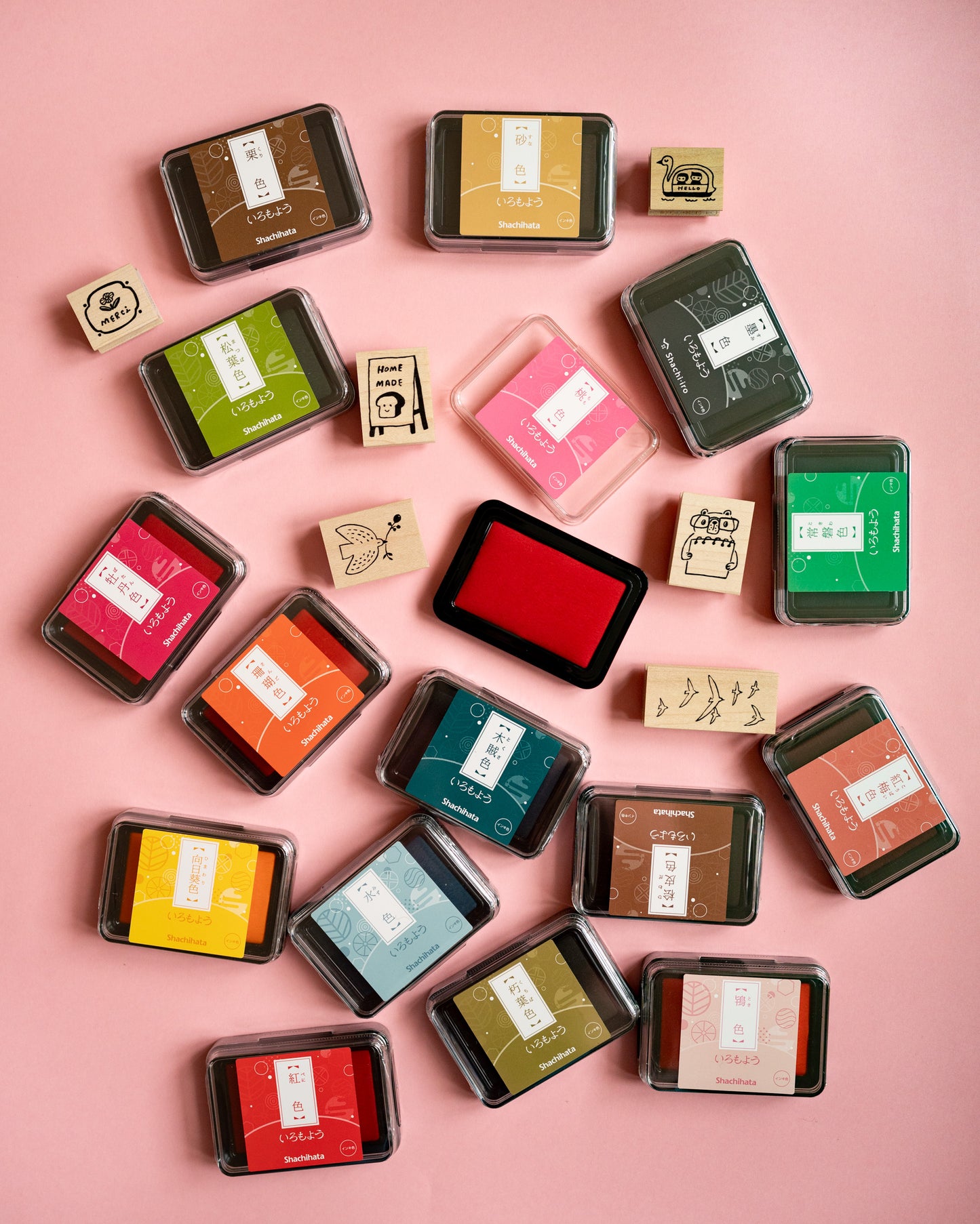 Tampons Encreurs Shachihata Iromoyo (différentes couleurs au choix)