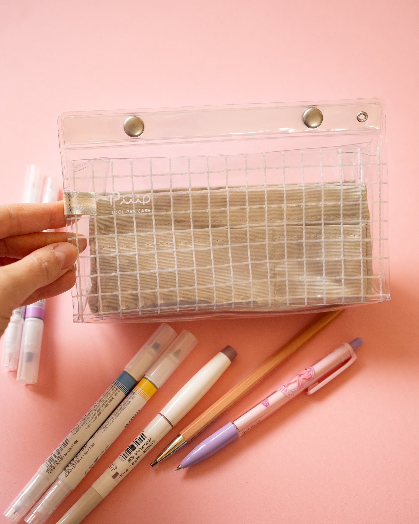 Trousse Piiip Kokuyo Beige