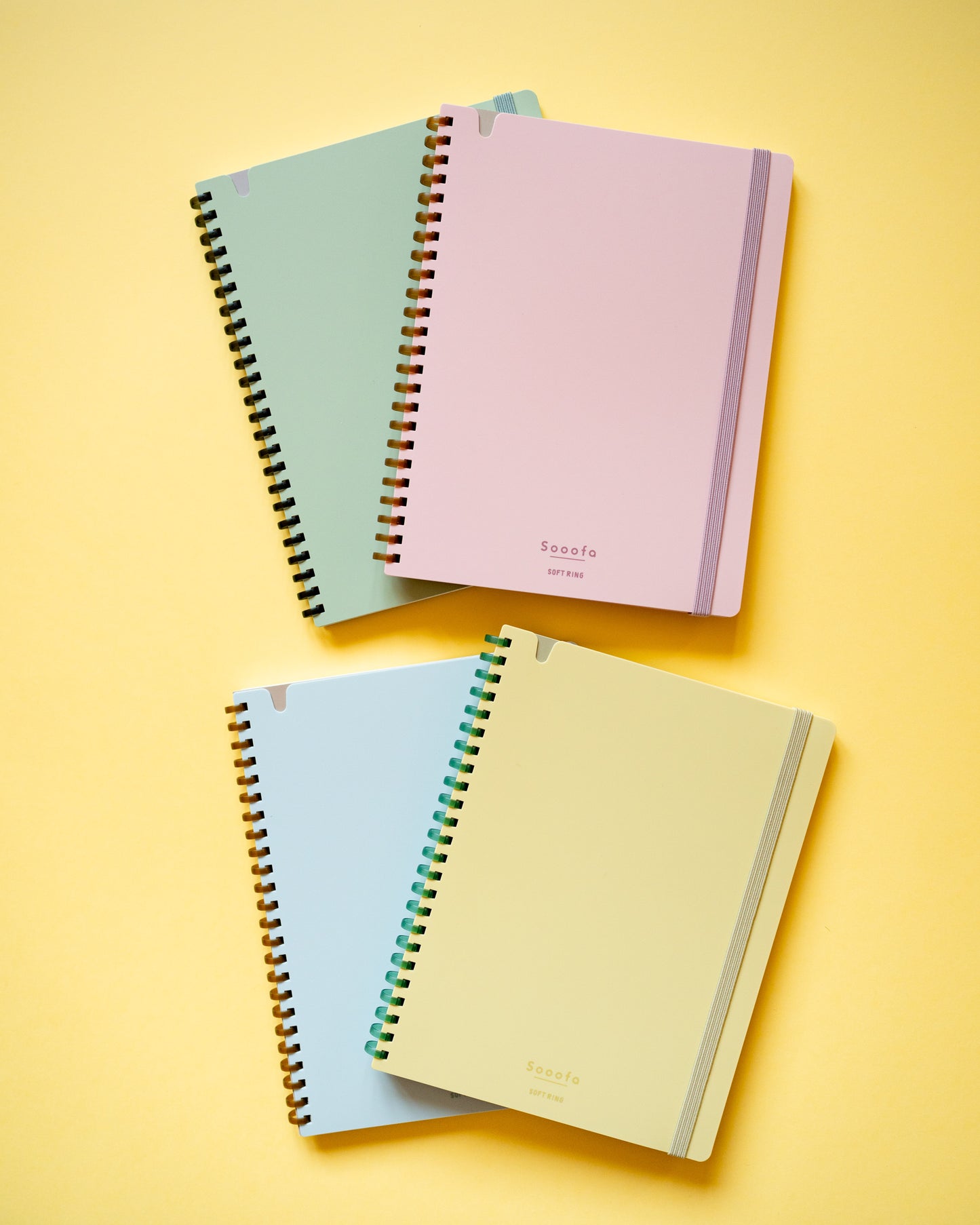 Cahier Soofa à Anneaux Souples Kokuyo A5 80 pages (4 coloris au choix)