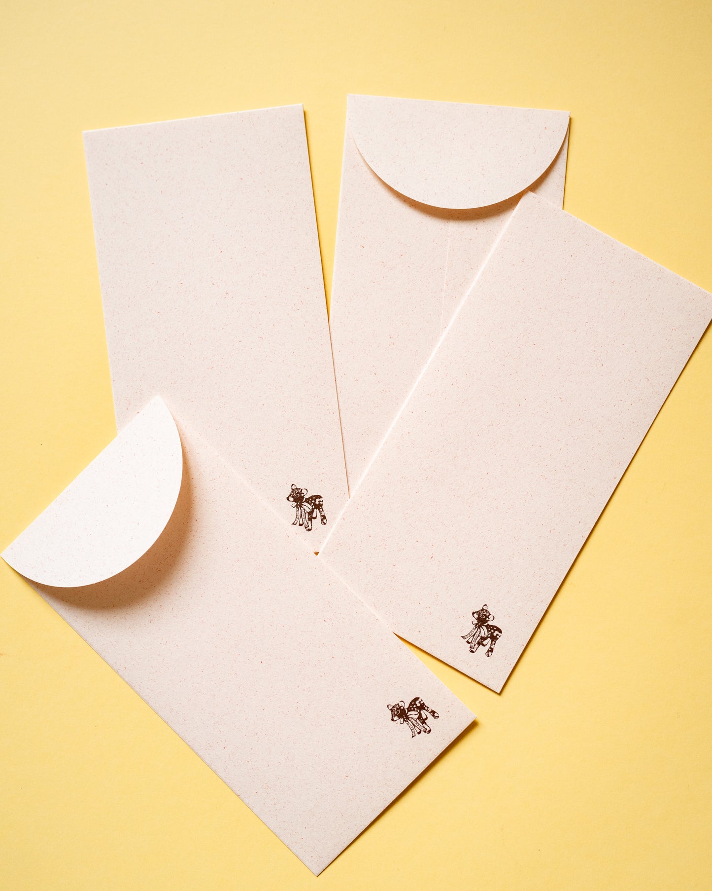 Set of 4 Pink Envelopes