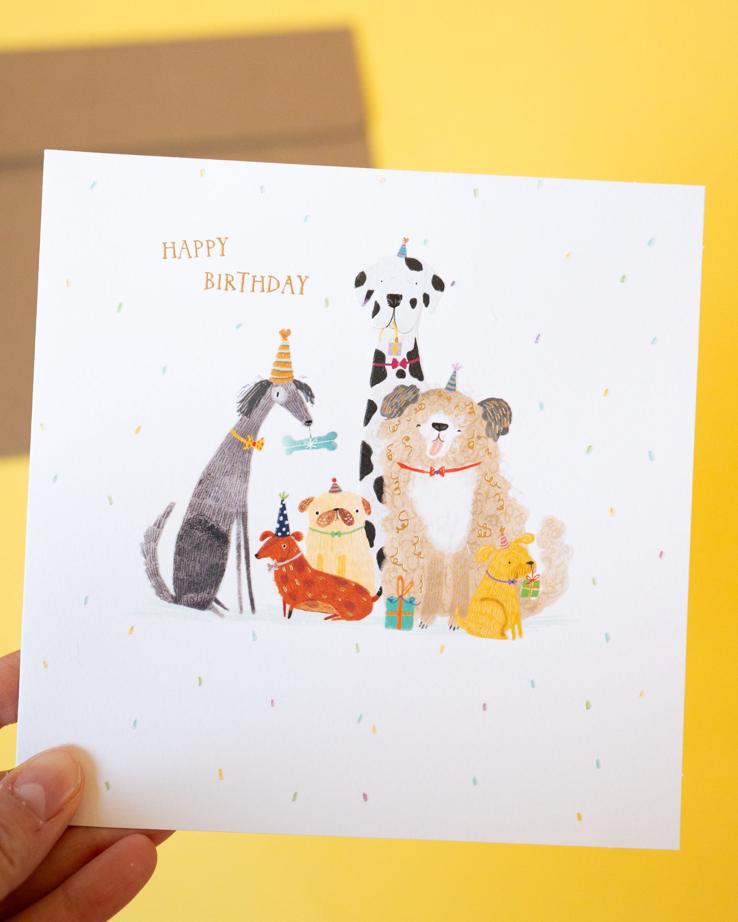 Dog Birthday Party Card