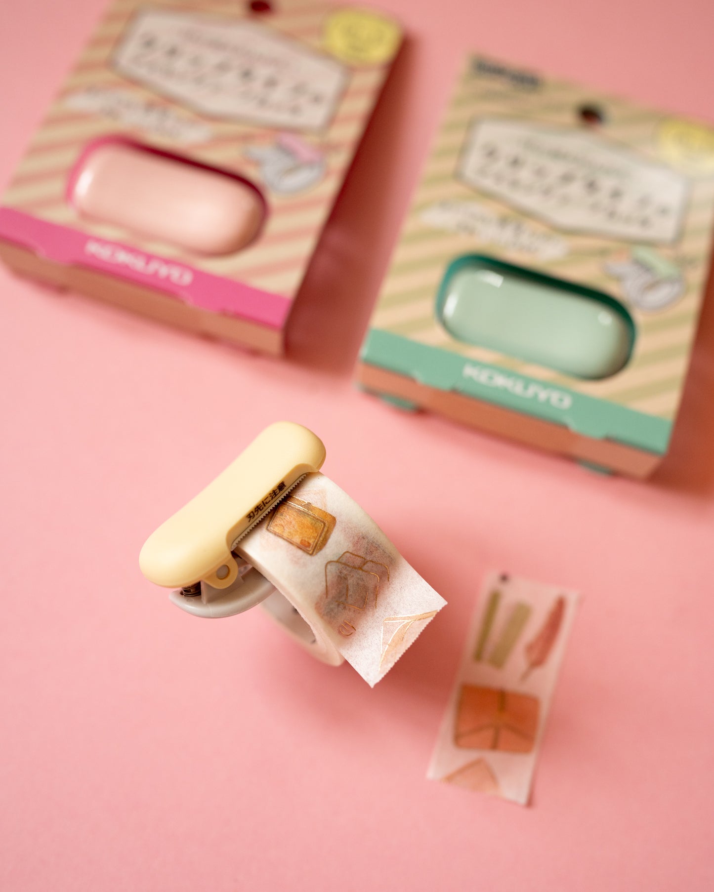 Cutter à Masking Tape Kokuyo Karu Cut Clip (3 coloris)