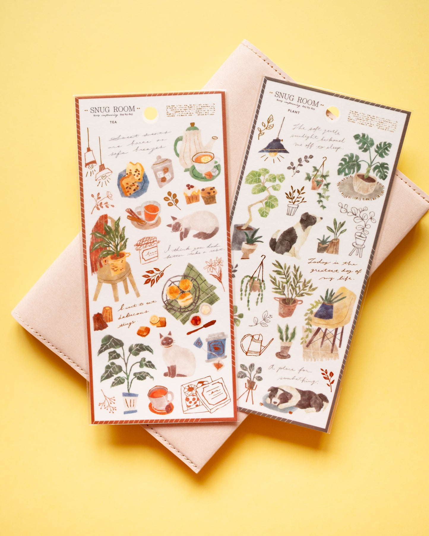 Stickers Chat et Thé Snug Room