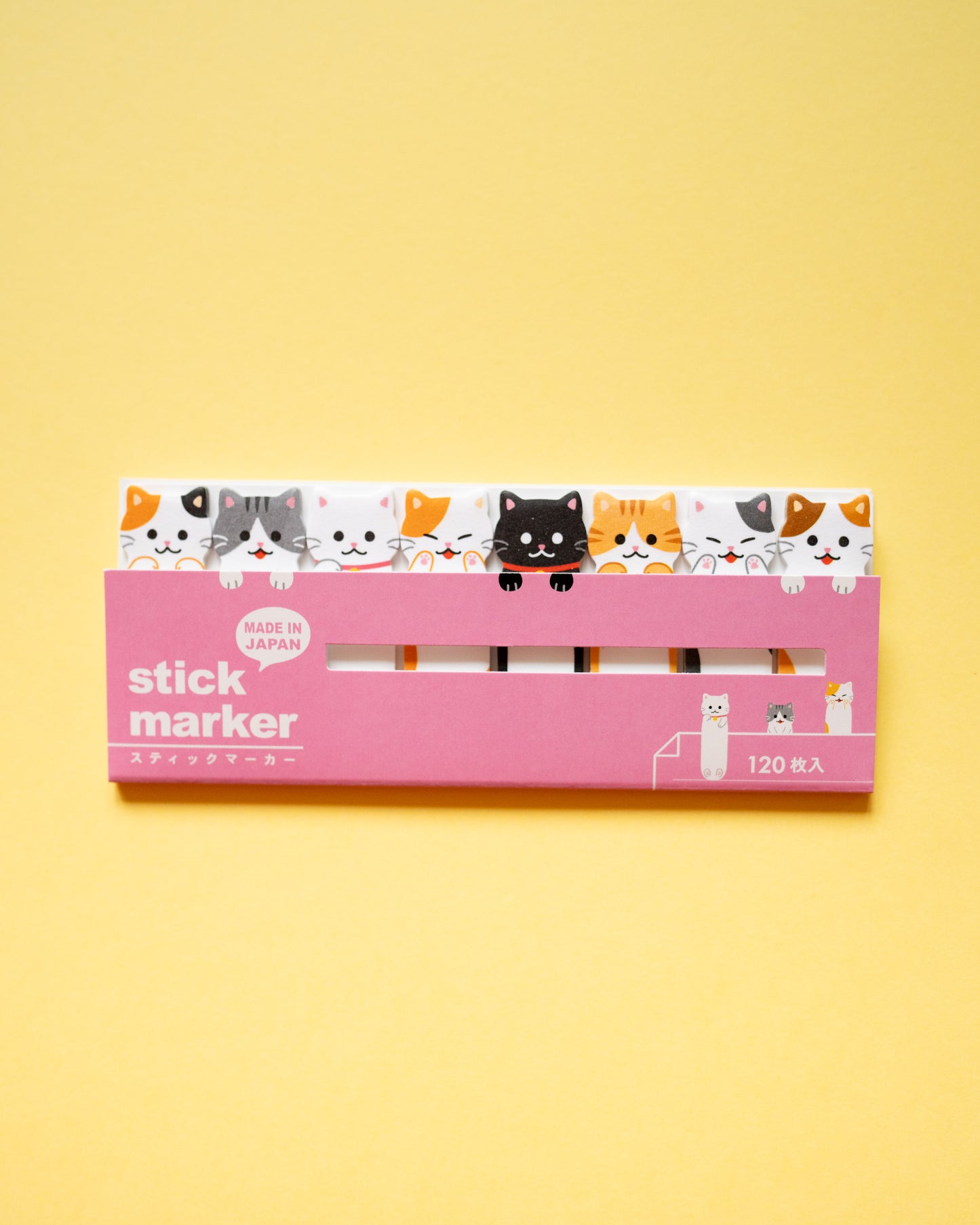 Bloc-notes Autocollants Marque-Pages Chat Stick Marker