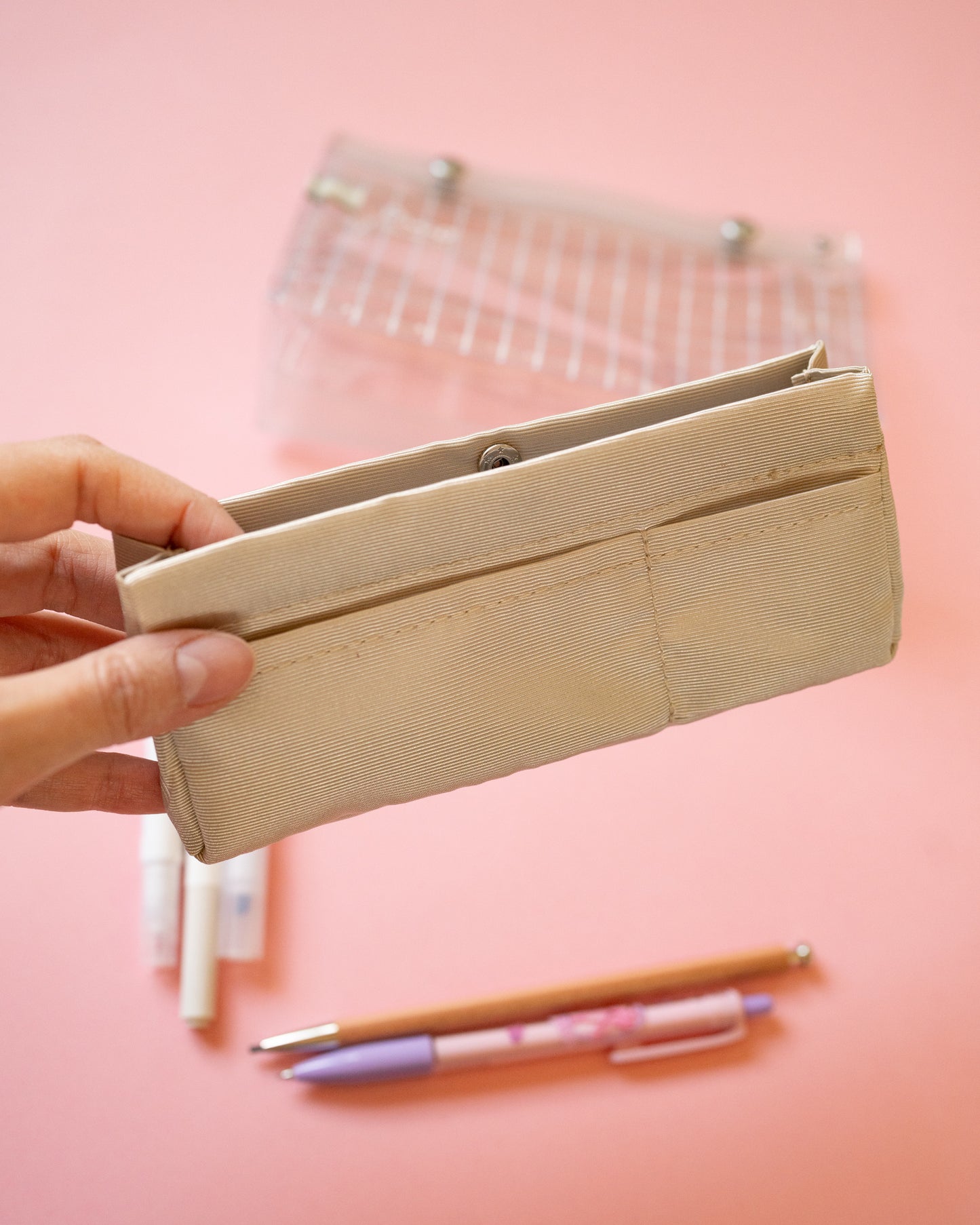 Trousse Piiip Kokuyo Beige