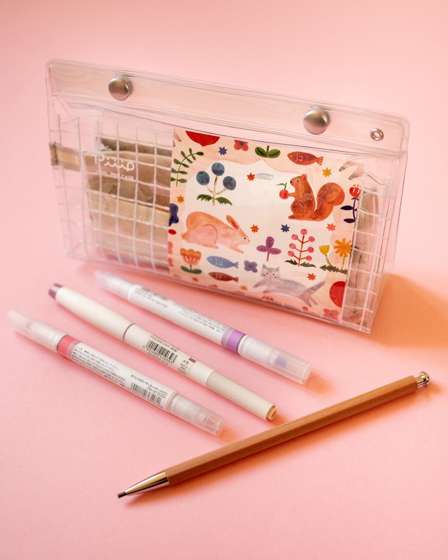 Trousse Piiip Kokuyo Beige