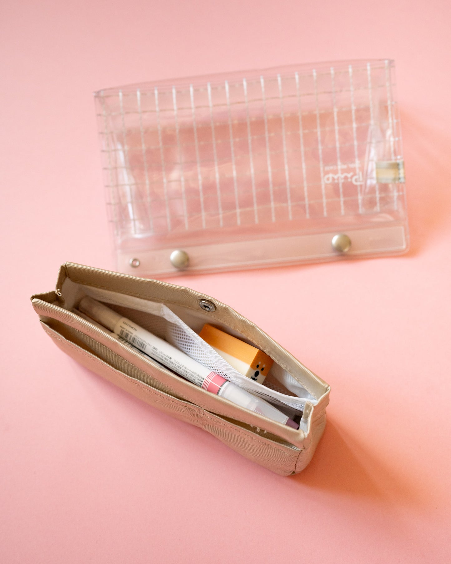 Trousse Piiip Kokuyo Beige