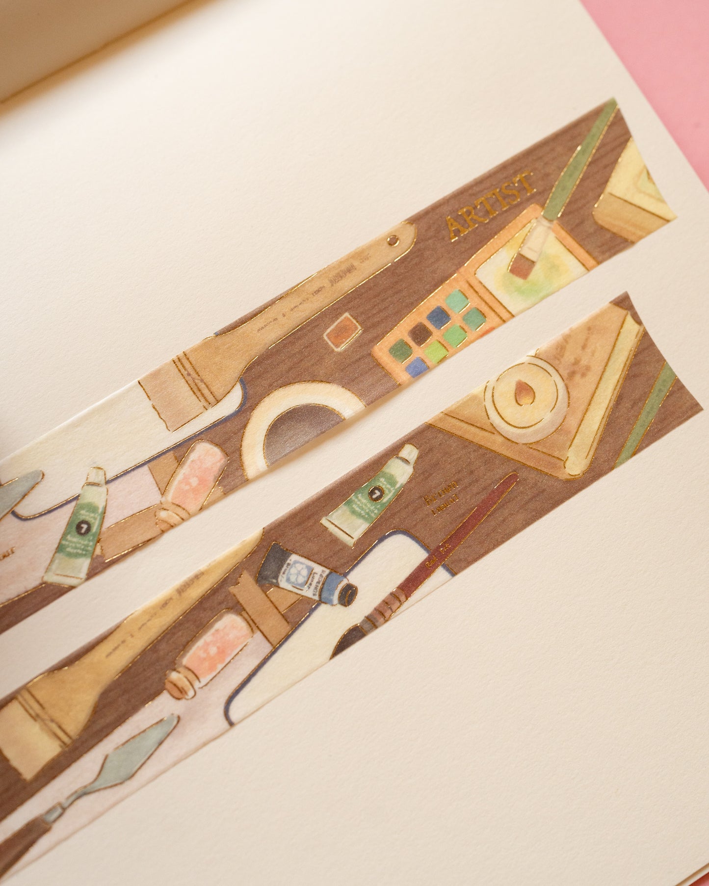 Masking Tape Artist My Desk BGM