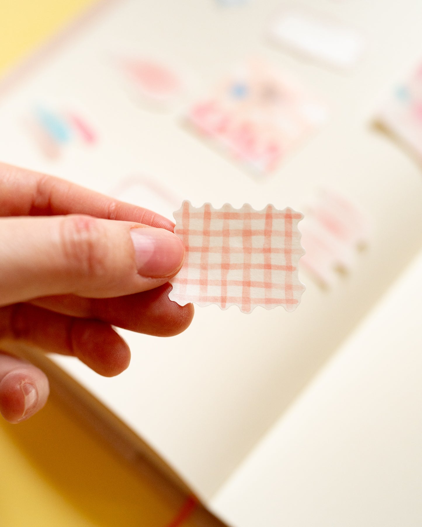 Hocco Deco Flake Pink Stickers