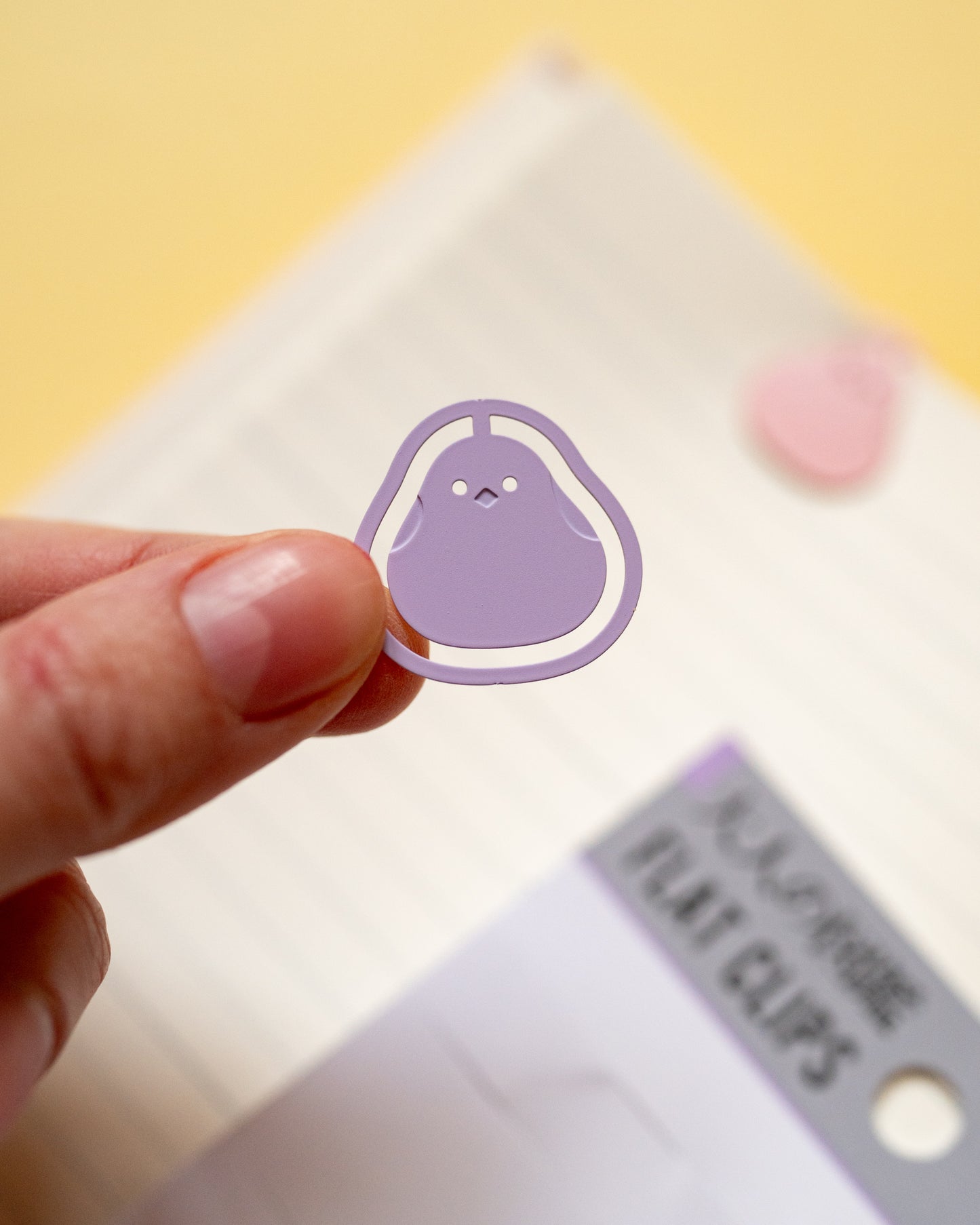 Shimaenaga Birds Flat Bookmark Clips