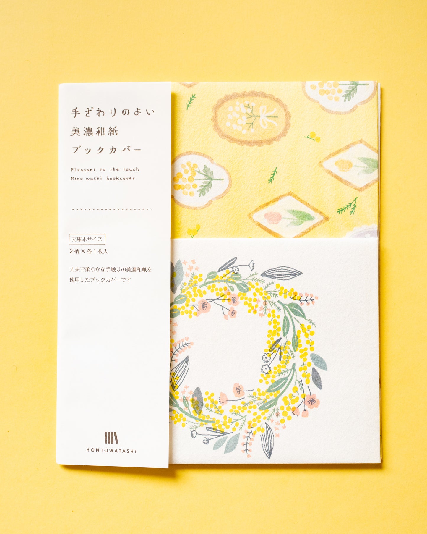 Mimosa Washi Paper Cover for Books and Notebooks