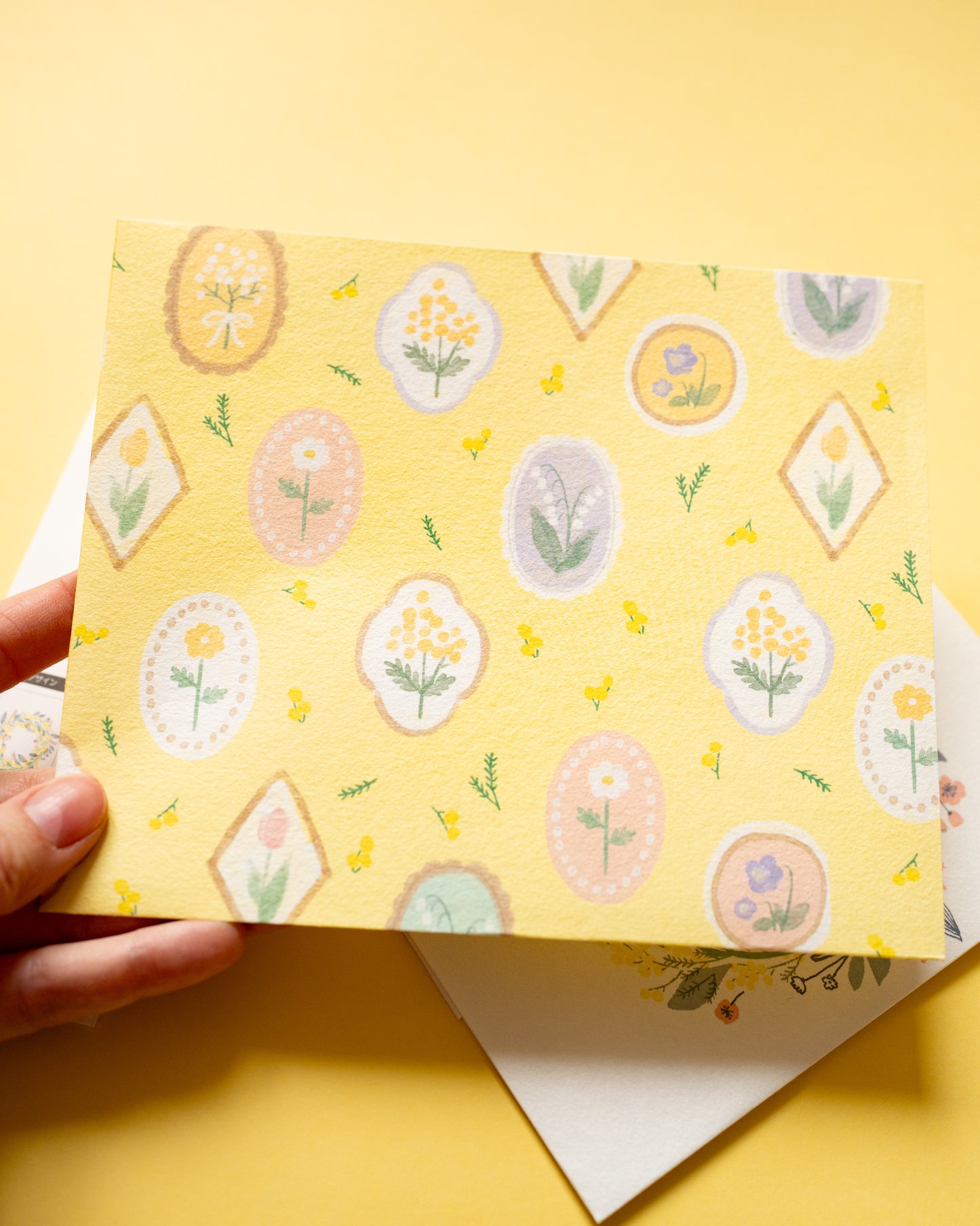 Mimosa Washi Paper Cover for Books and Notebooks