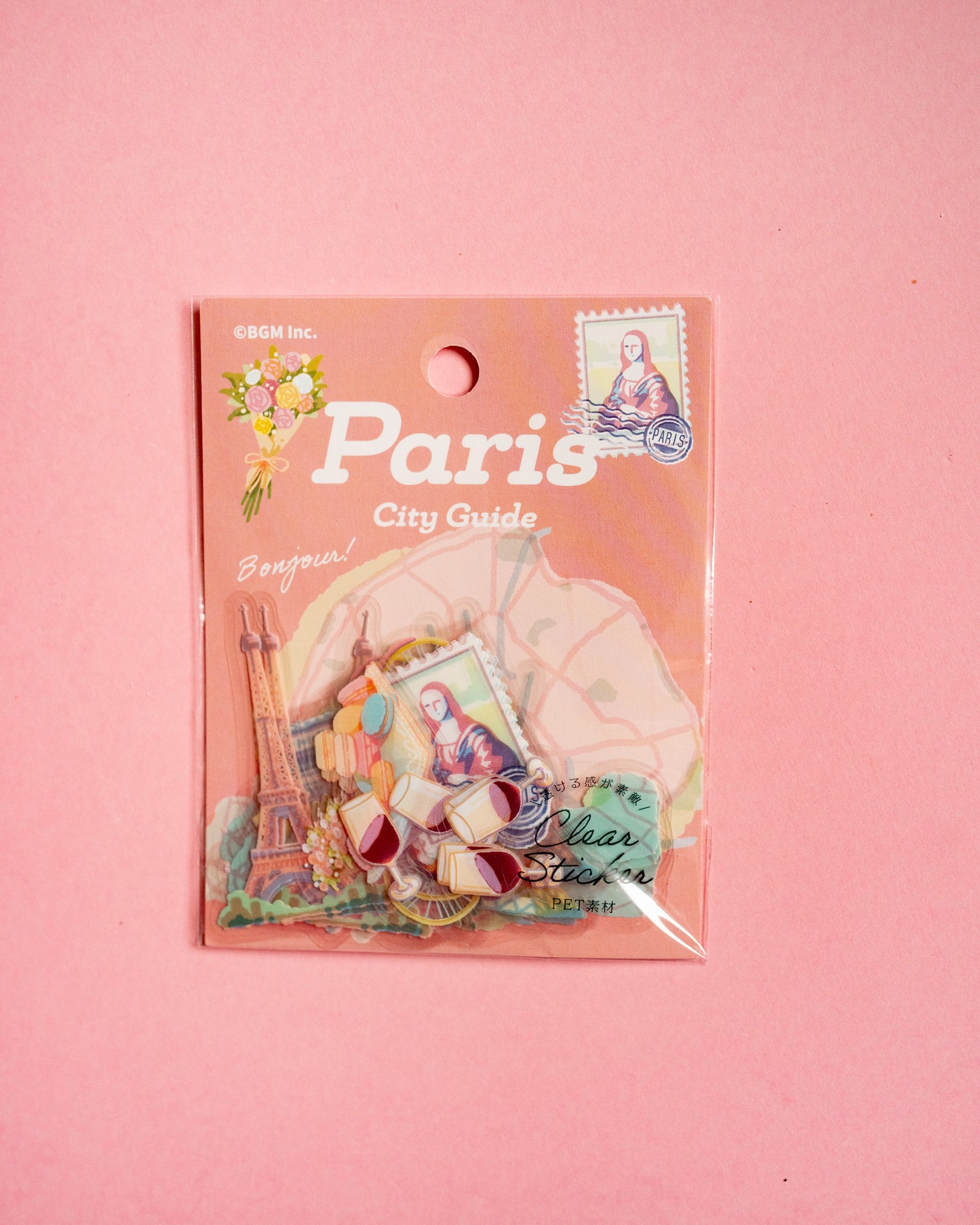 Stickers City Walk Paris - Clear Seal BGM