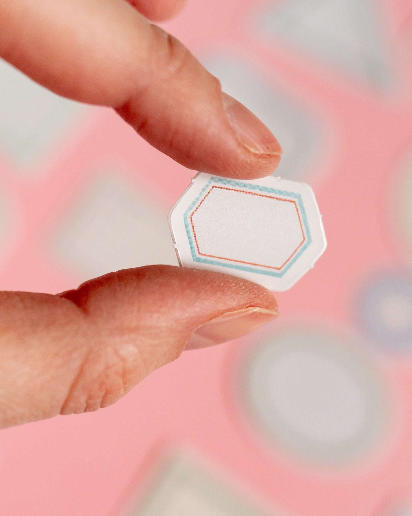 Retro label stickers