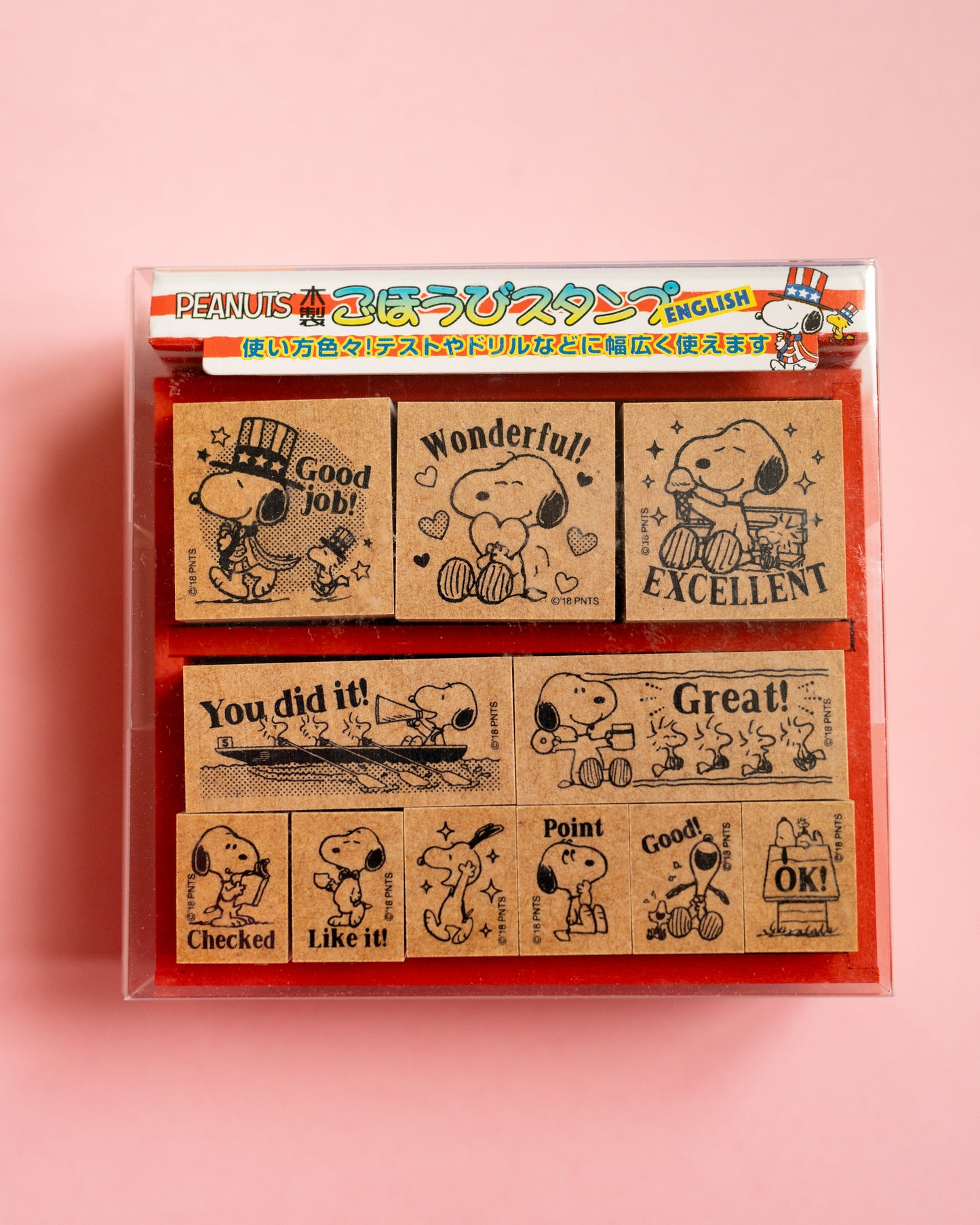 Coffret de tampons Snoopy et Peanuts