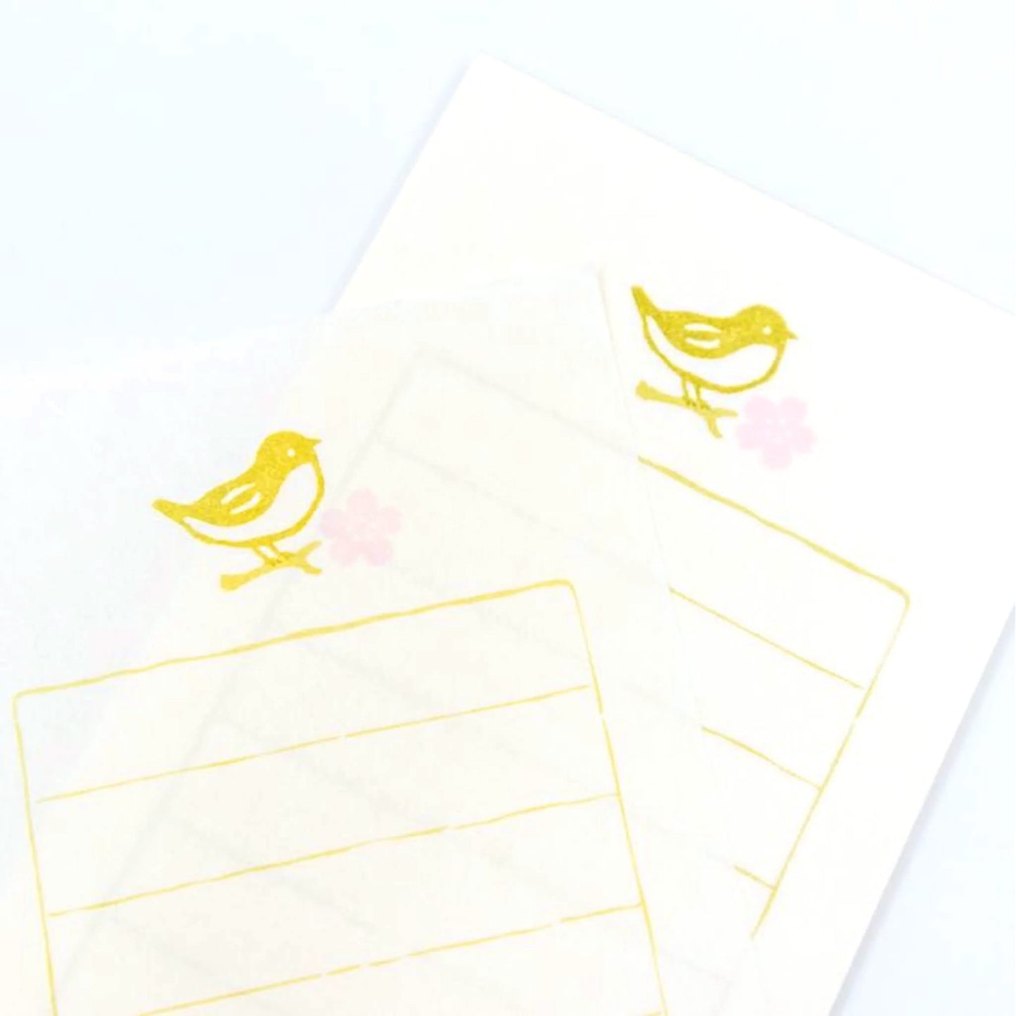 Mini Set Papier à Lettre Sakura and Uguisu Furukawa Paper