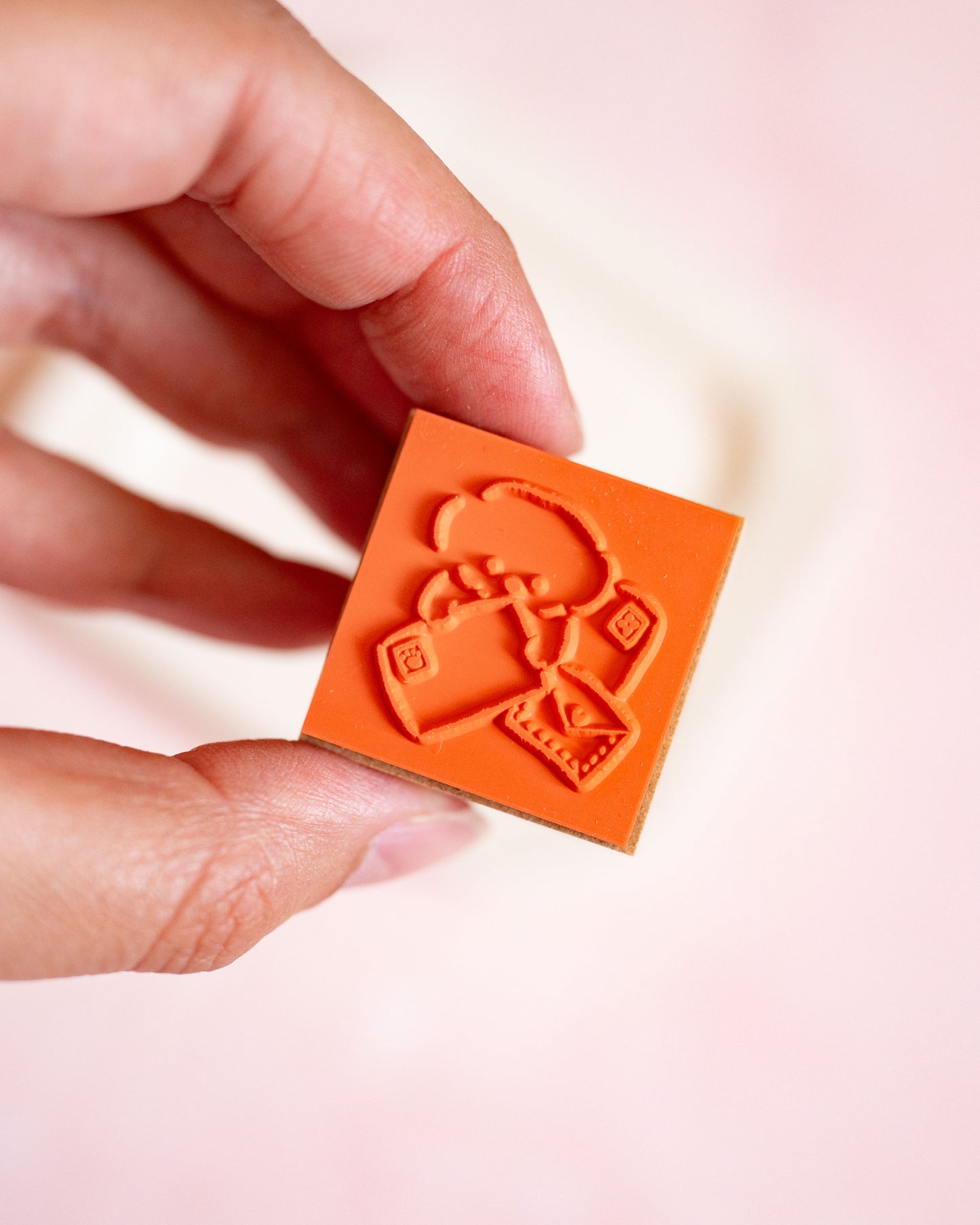 Bichon Frise Stamp and Hankodori Letter