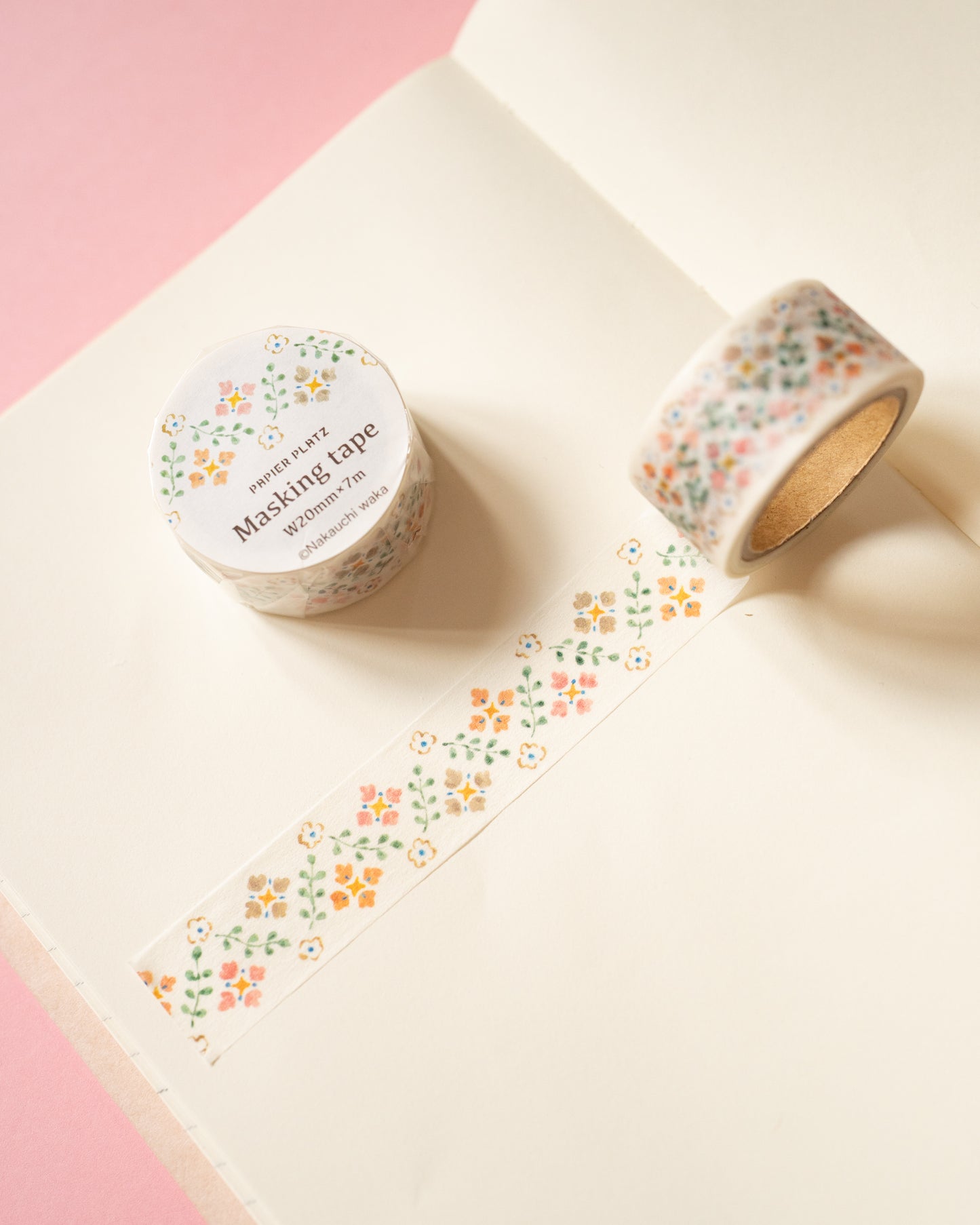 Masking Tape Motifs Fleuris
