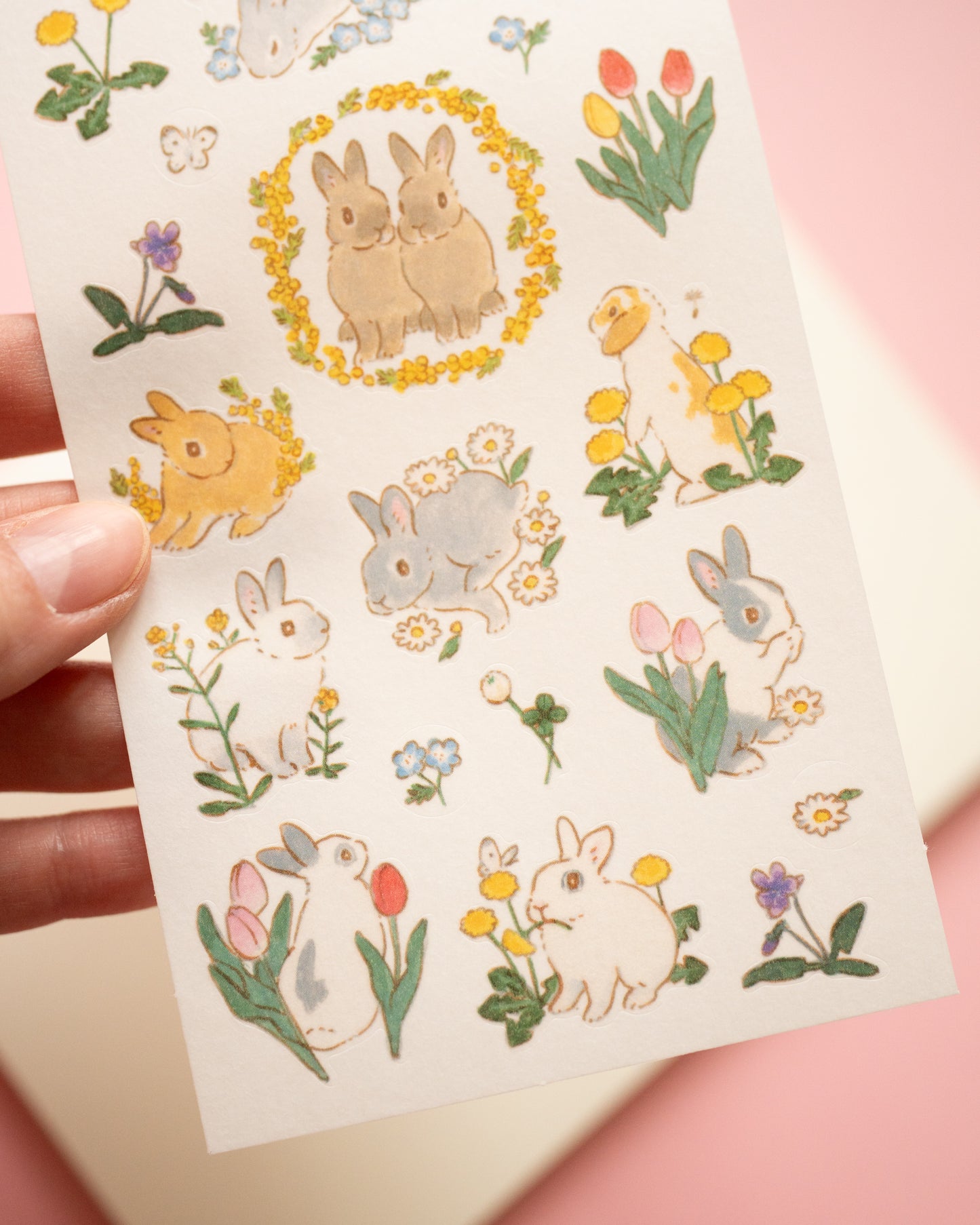 Spring Rabbit Stickers