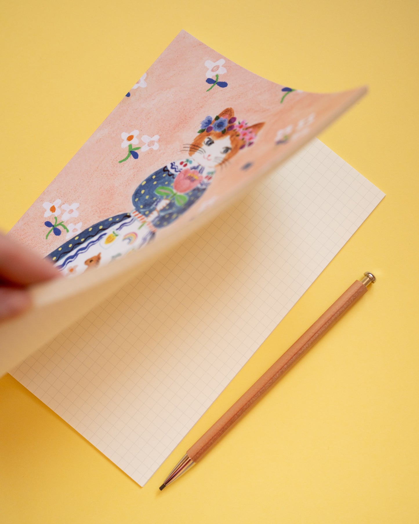 Cahier Chat et Fleurs Aiko Fukawa
