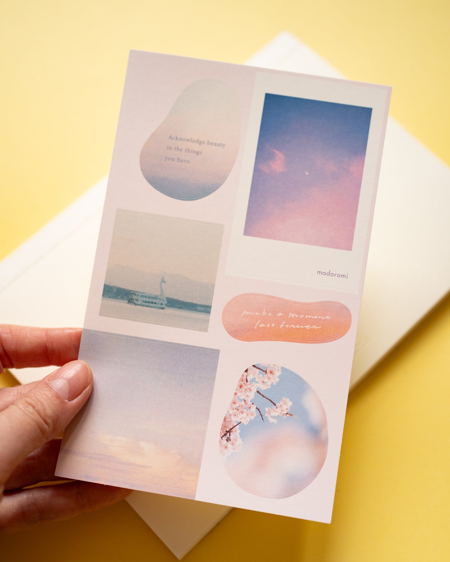 Pink Moments Collage Stickers