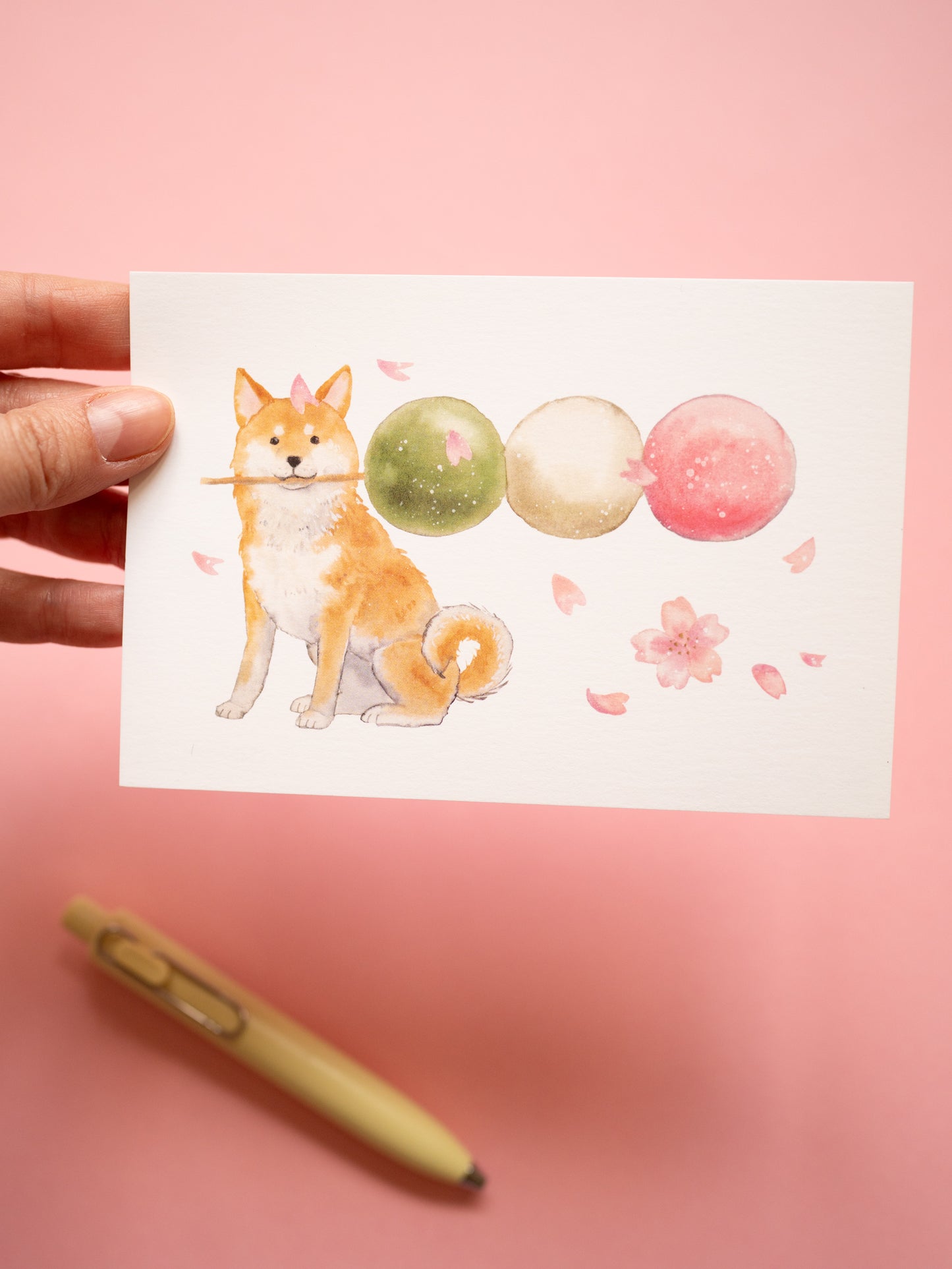 Carte Shiba Dango et Sakura