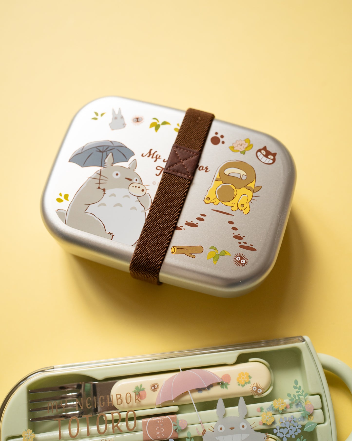Boîte à lunch Snack Inox Mon voisin Totoro Chat Bus Studio Ghibli
