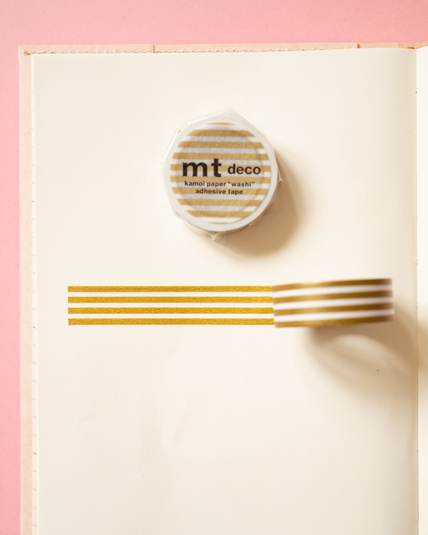 Masking Tape Rayures Dorées