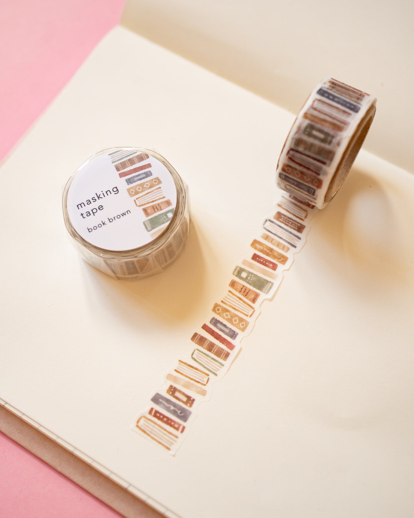 Masking Tape Pile de Livres