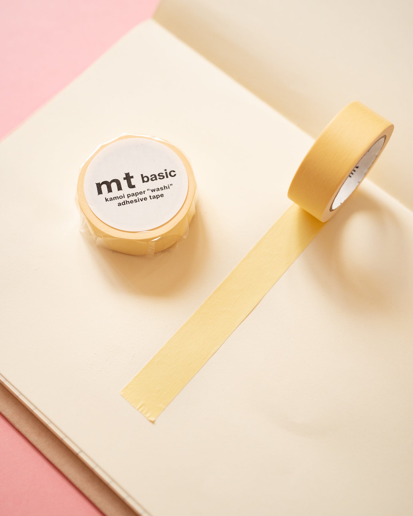 Masking Tape Jaune Pastel