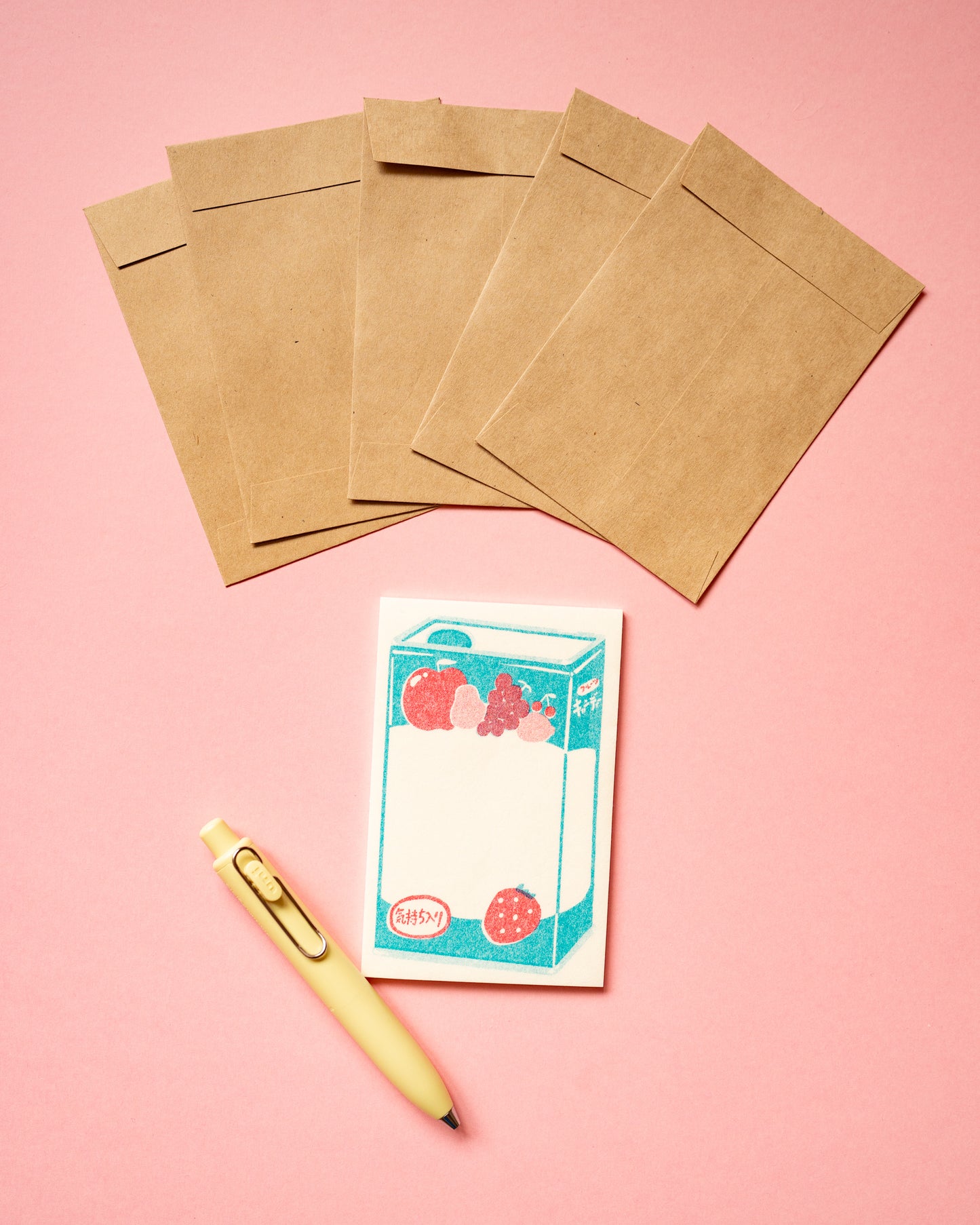 Mini Set de Papier à Lettre Boite de Bonbons Retro