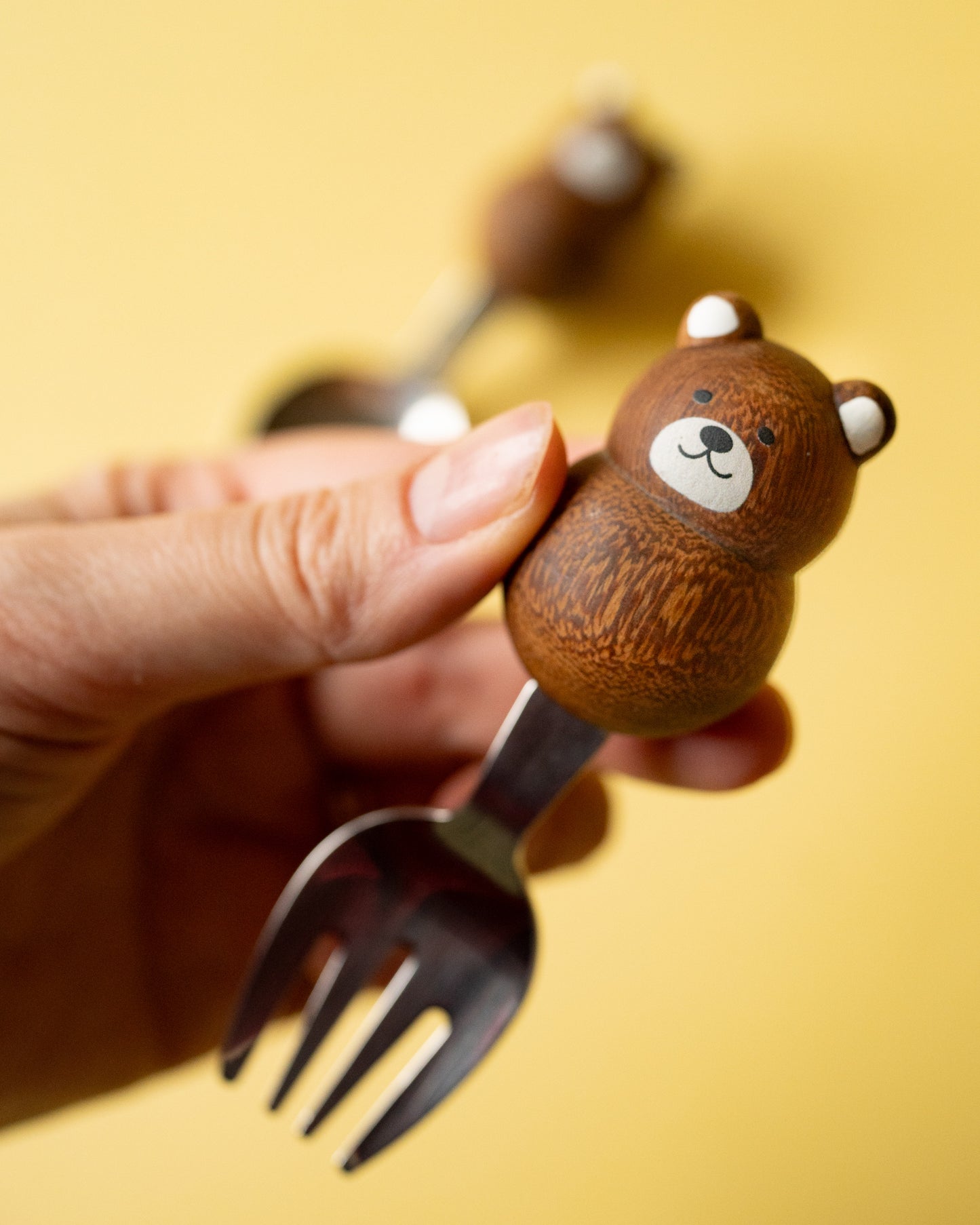 Set de Fourchette et Cuillère pour Enfant Grapport Plumpy Kids ( Lapins ou Ours)