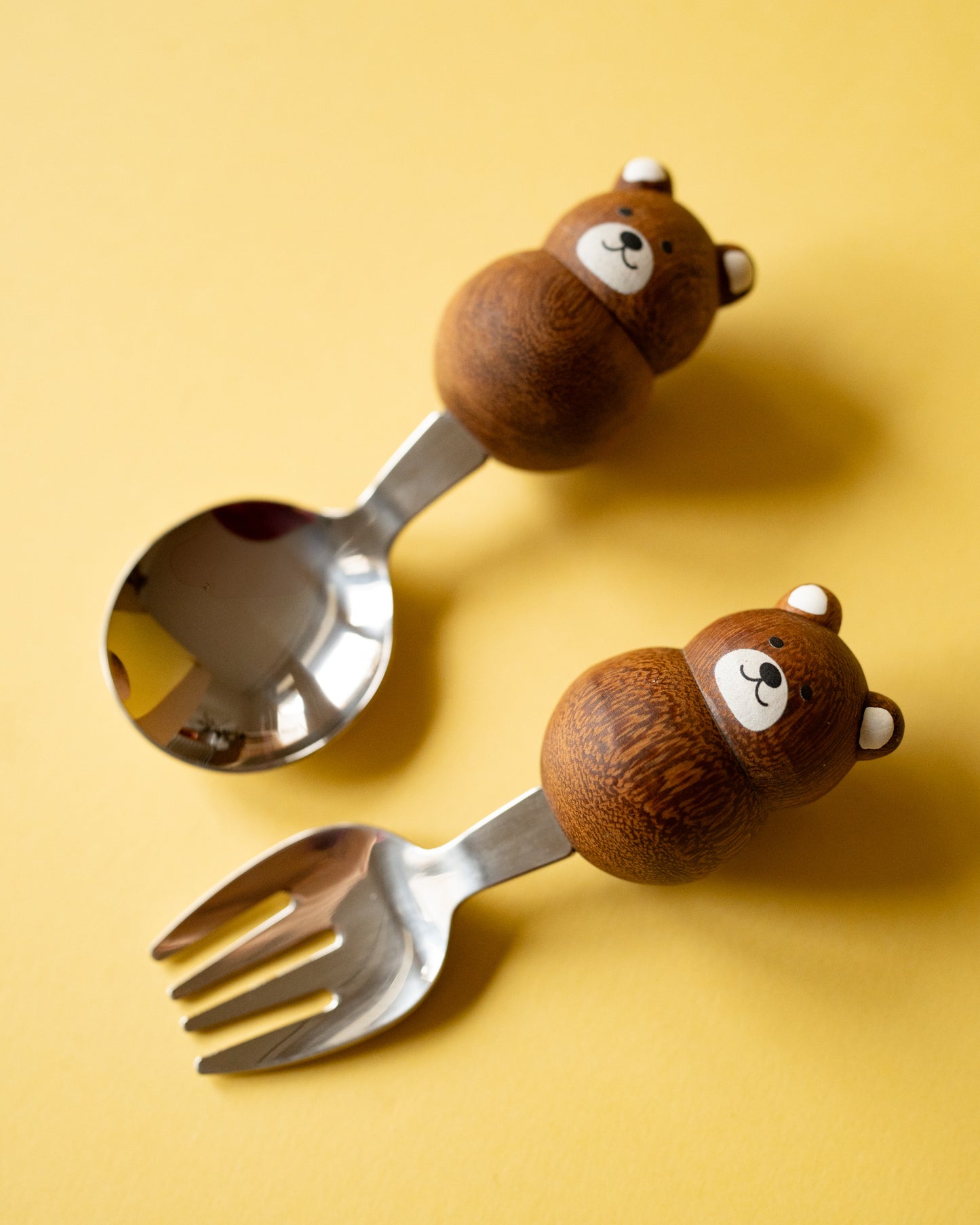 Set de Fourchette et Cuillère pour Enfant Grapport Plumpy Kids ( Lapins ou Ours)