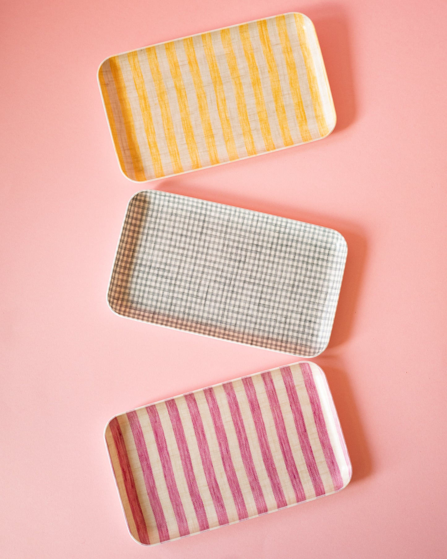 Plateaux en lin taille S Fog Linen Work (3 motifs au choix)