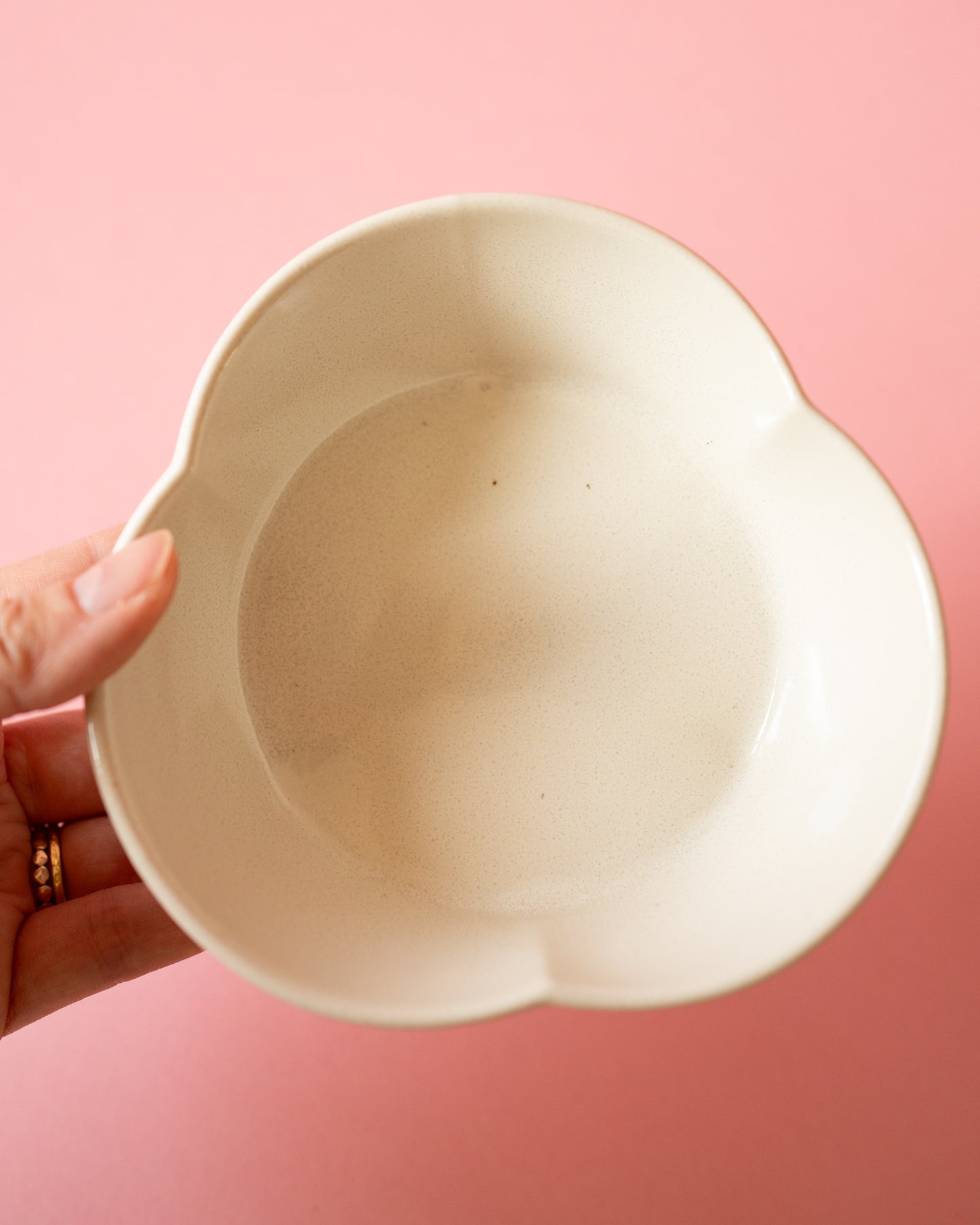 Japanese Ceramic Bowl Asumi Flower