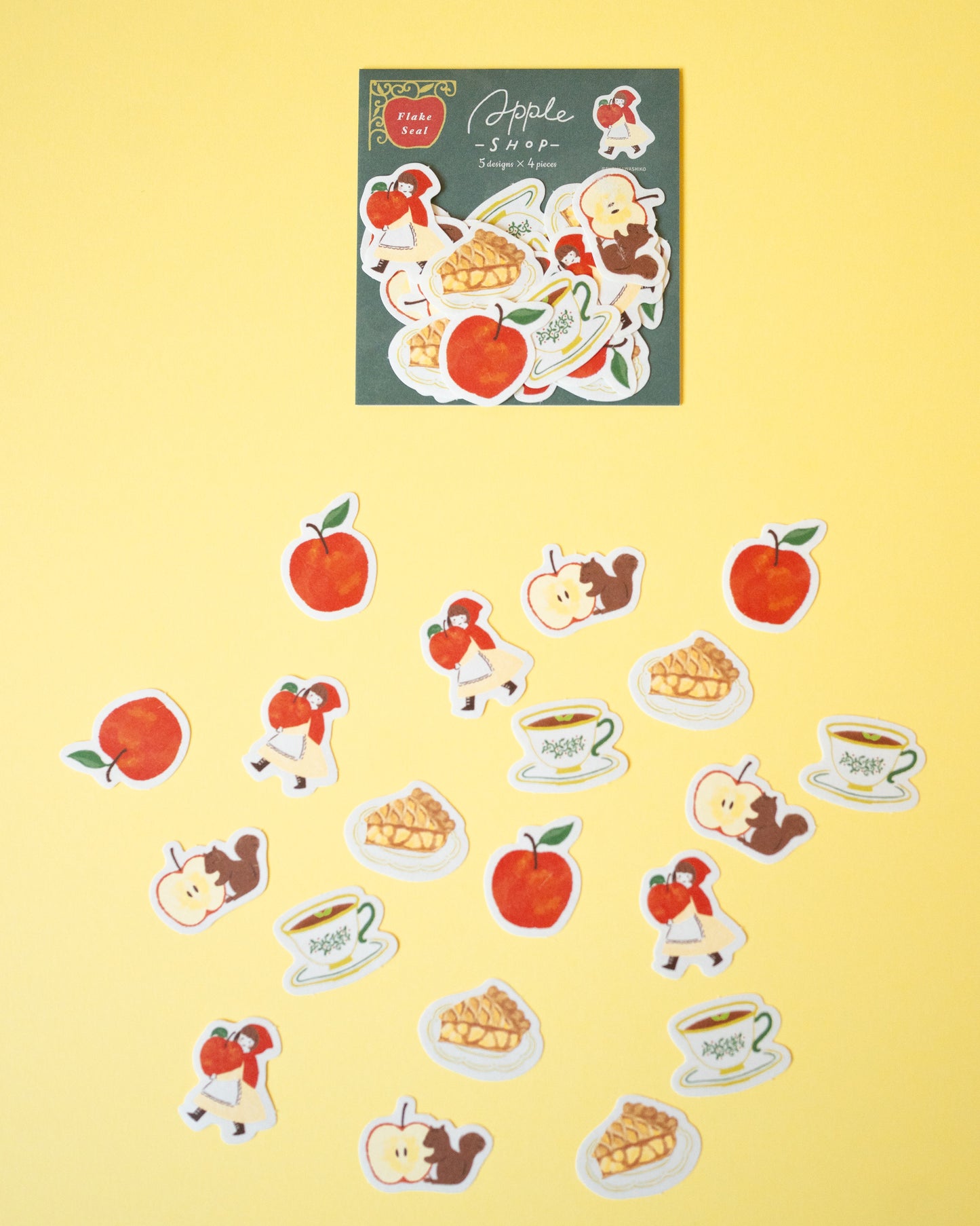 Washi Flakes Ode to Apple
